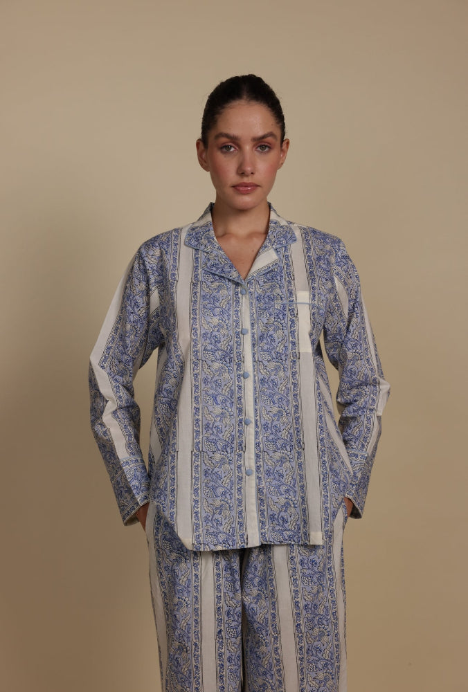 Cotton Pyjamas - Cornflower Meadow