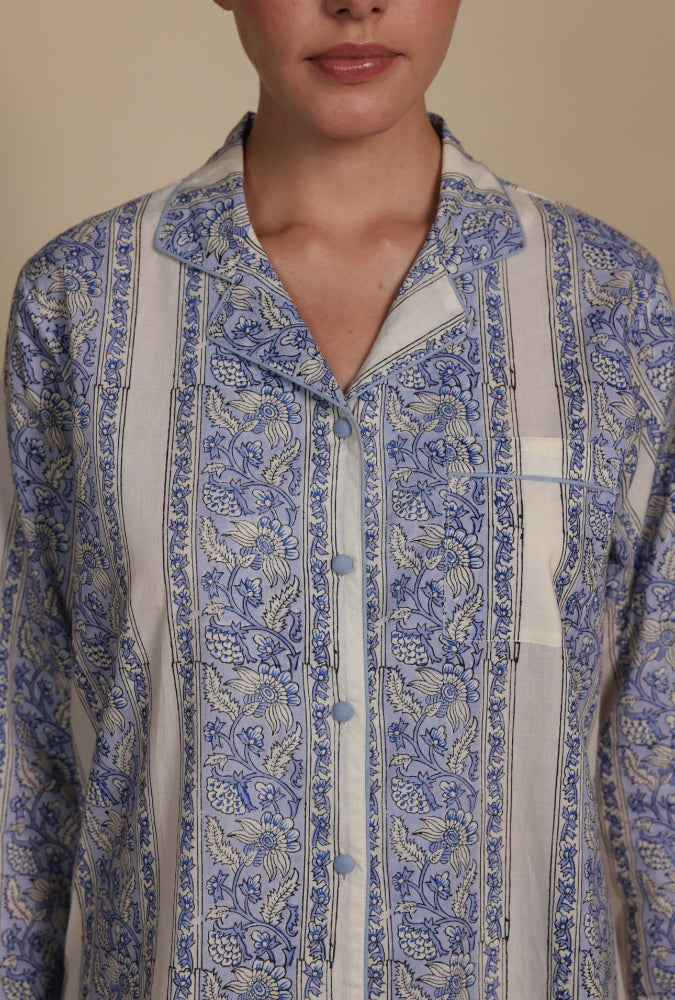 Cotton Pyjamas - Cornflower Meadow