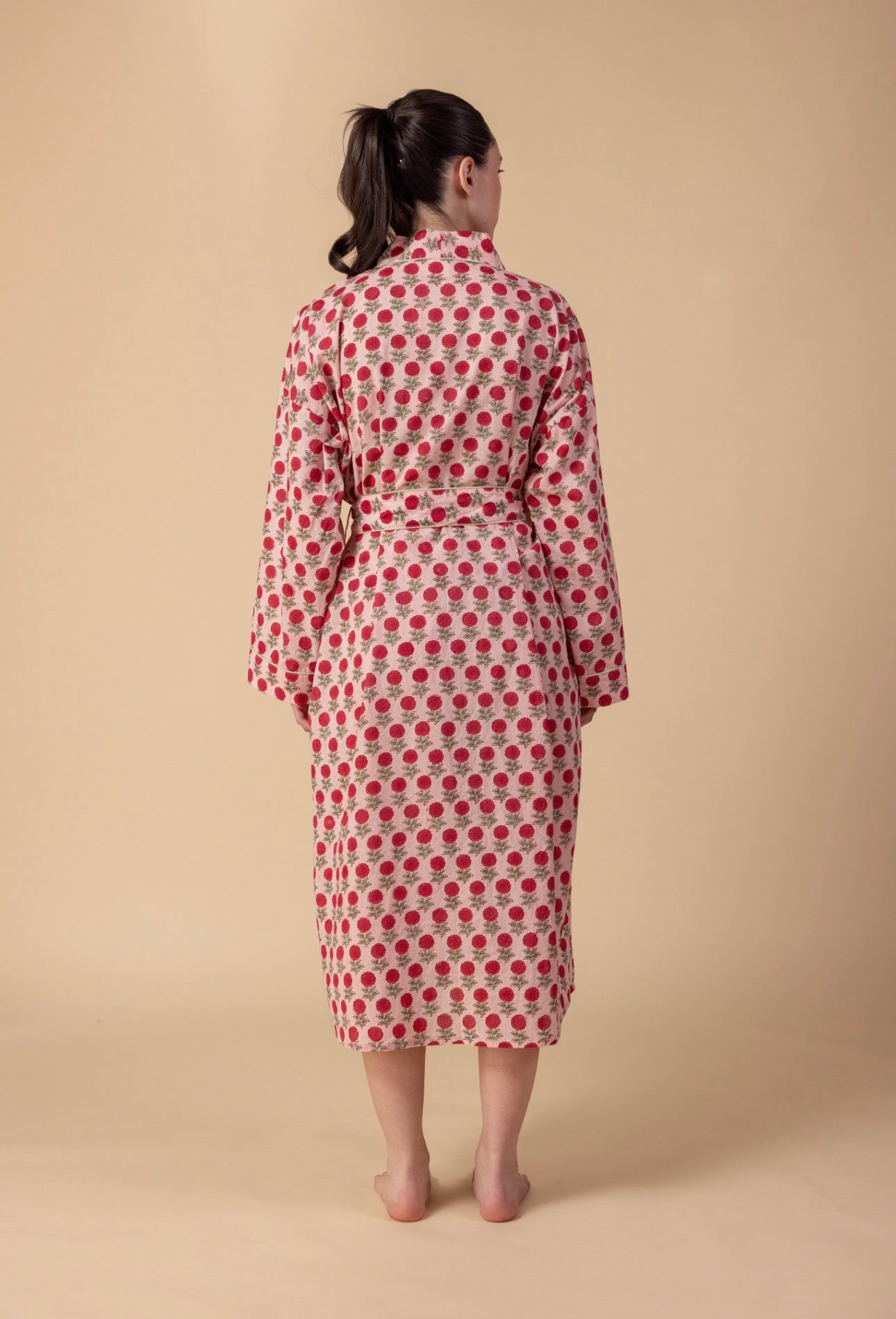 Cotton Dressing Gown / Robe - Rowena Rose
