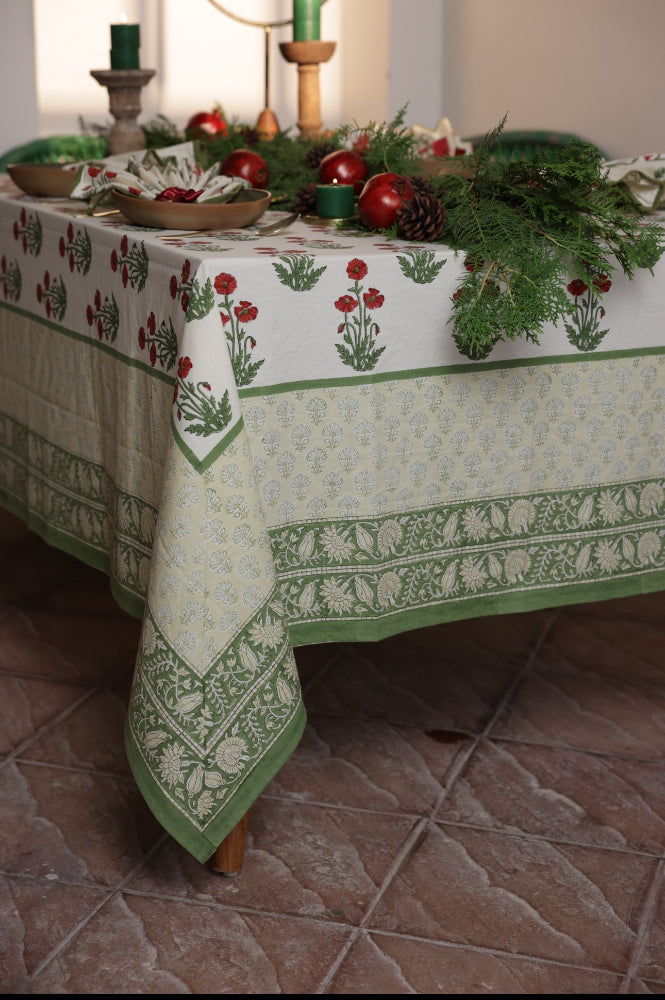 Printed Tablecloth - Condicote Poppy