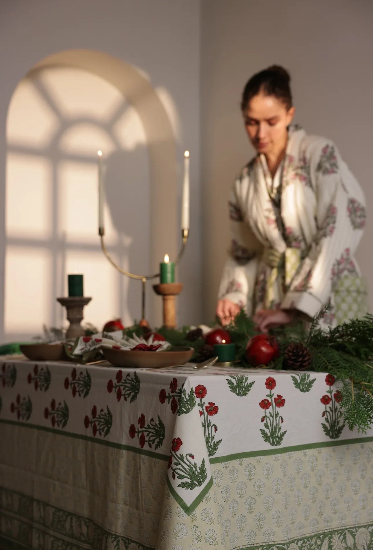 Printed Tablecloth - Condicote Poppy