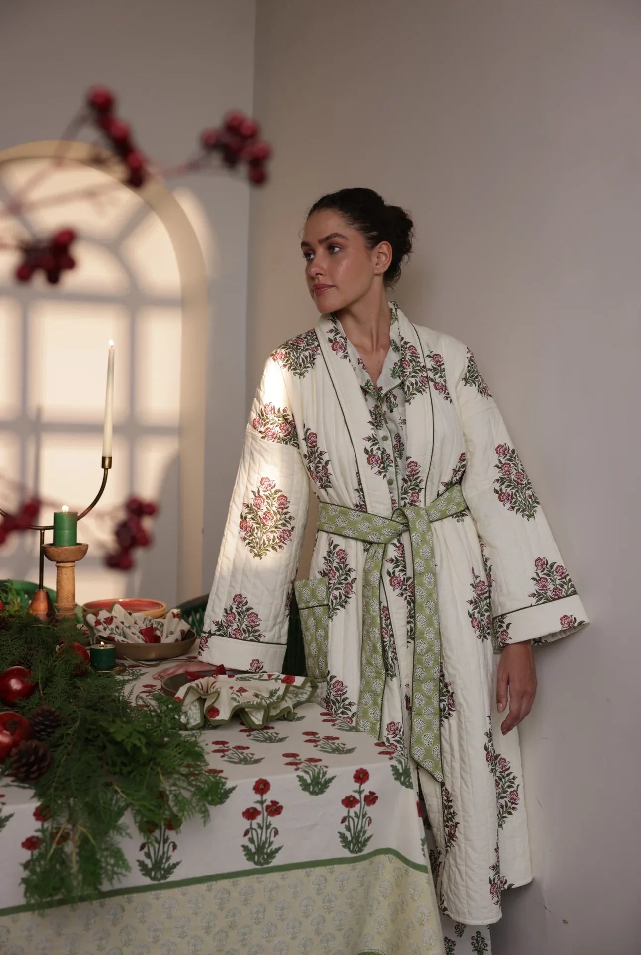Printed Tablecloth - Condicote Poppy
