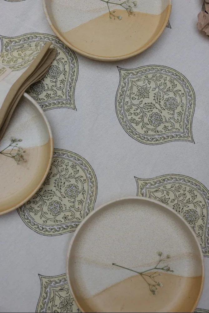 Printed Tablecloth - Kiftsgate Stone
