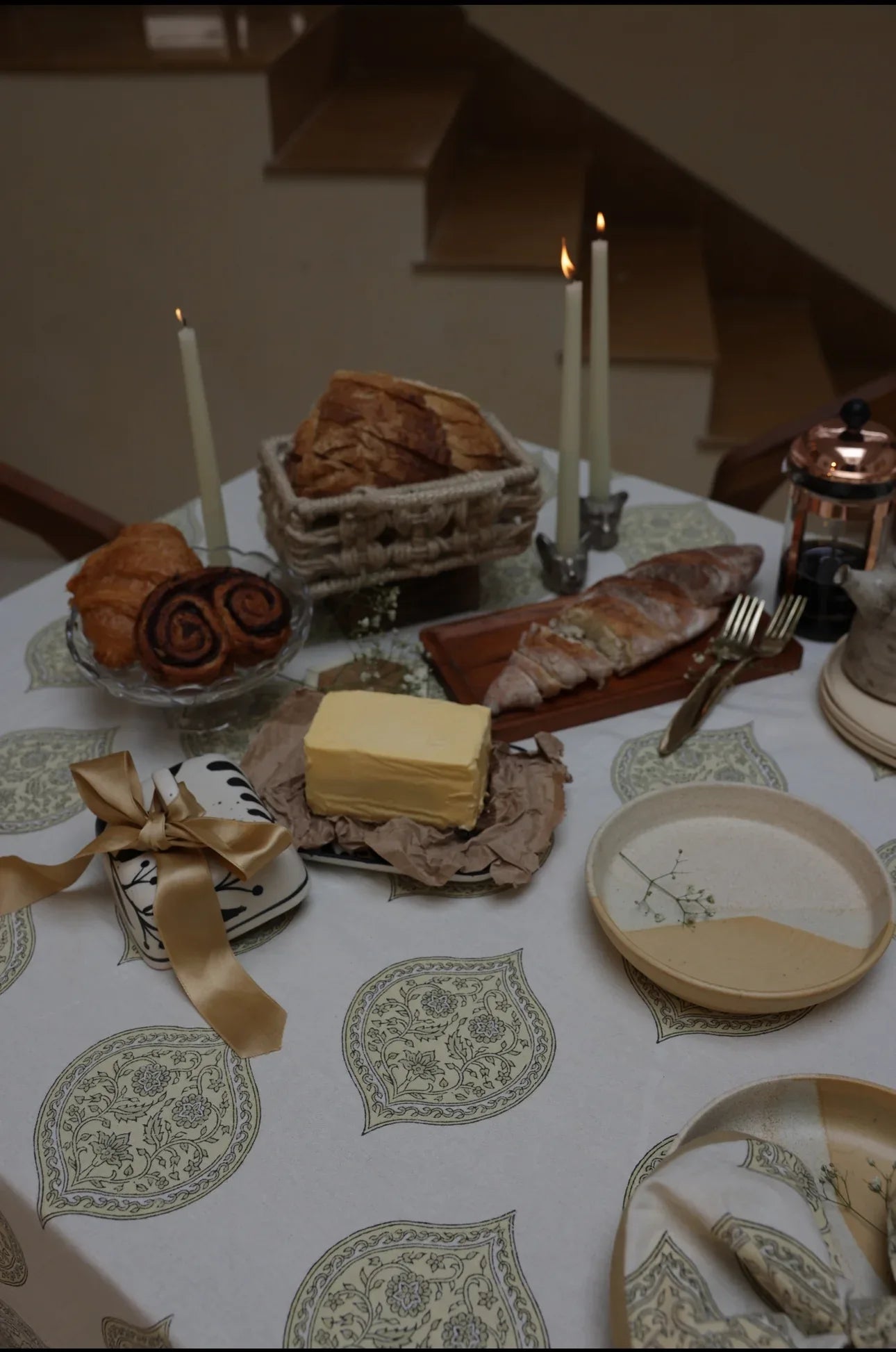 Printed Tablecloth - Kiftsgate Stone