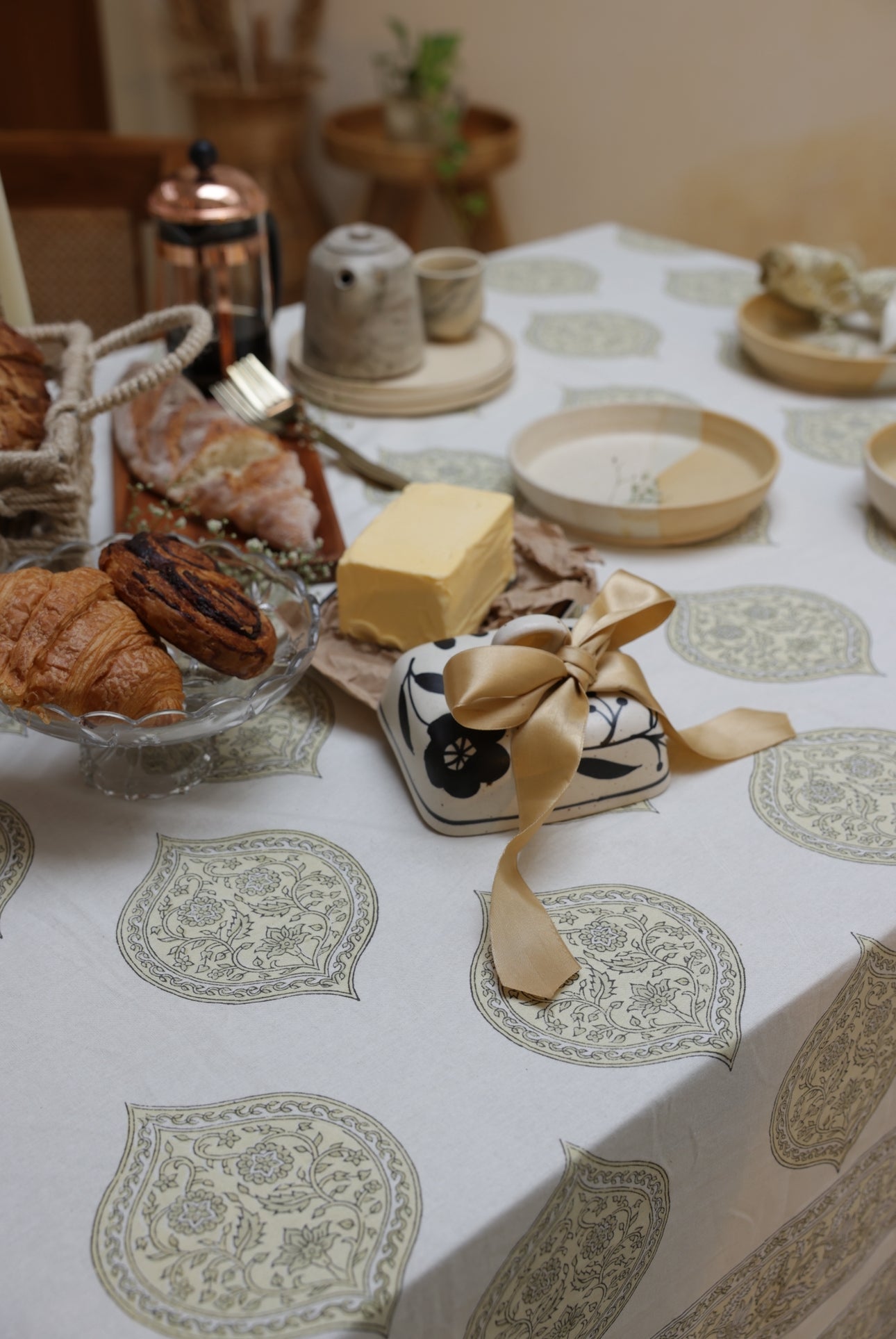 Printed Tablecloth - Kiftsgate Stone