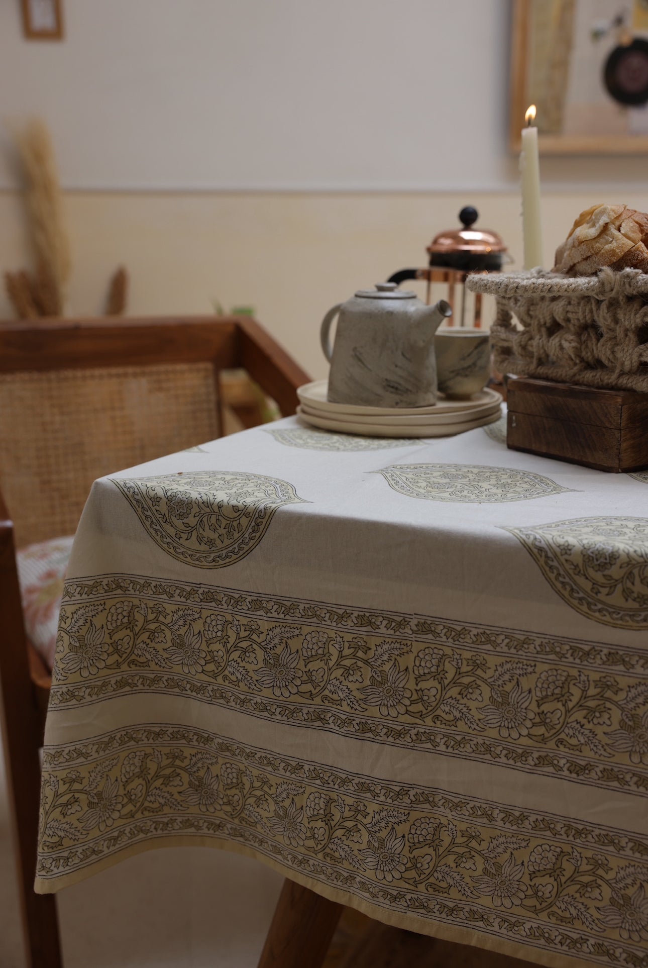 Printed Tablecloth - Kiftsgate Stone