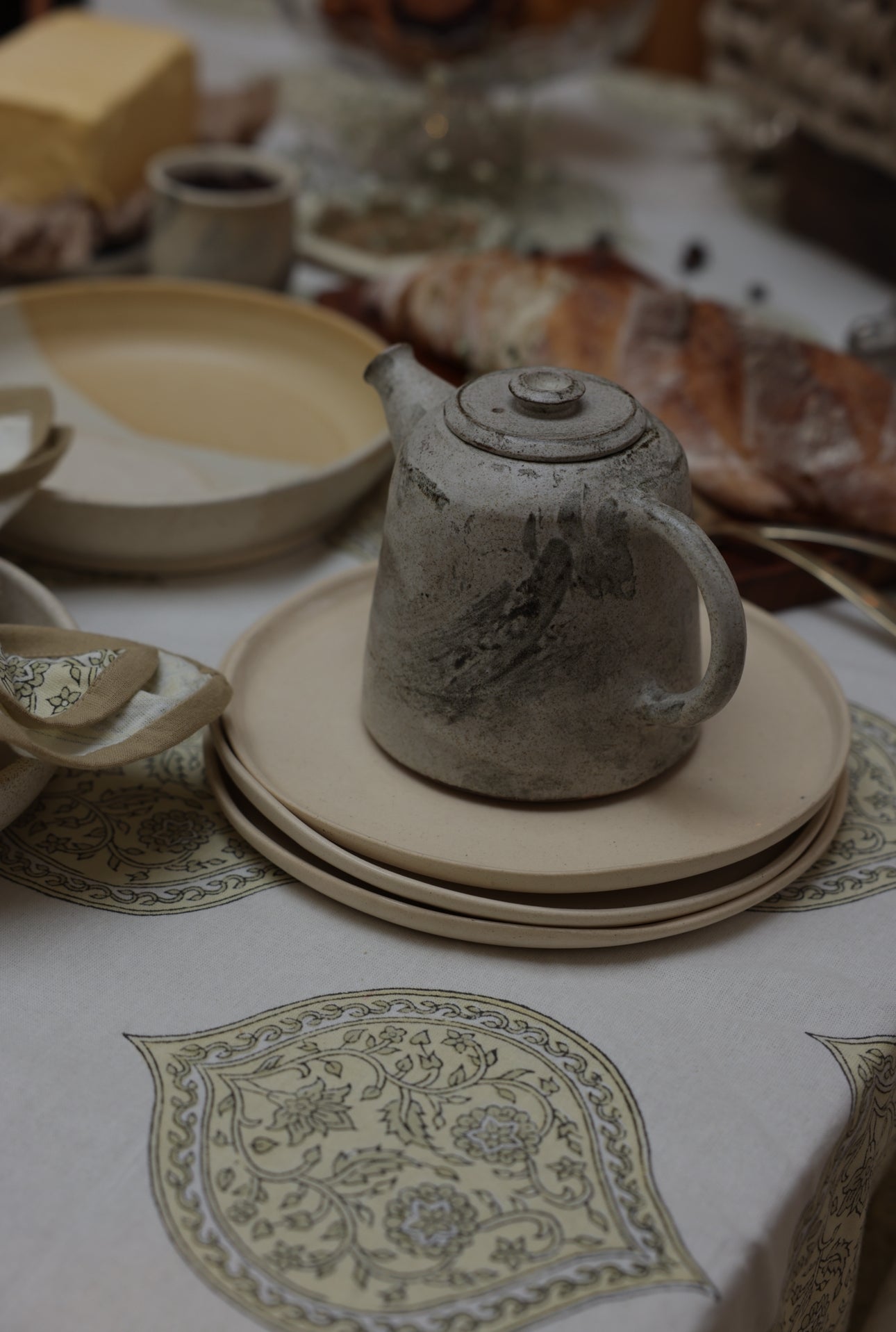 Printed Tablecloth - Kiftsgate Stone