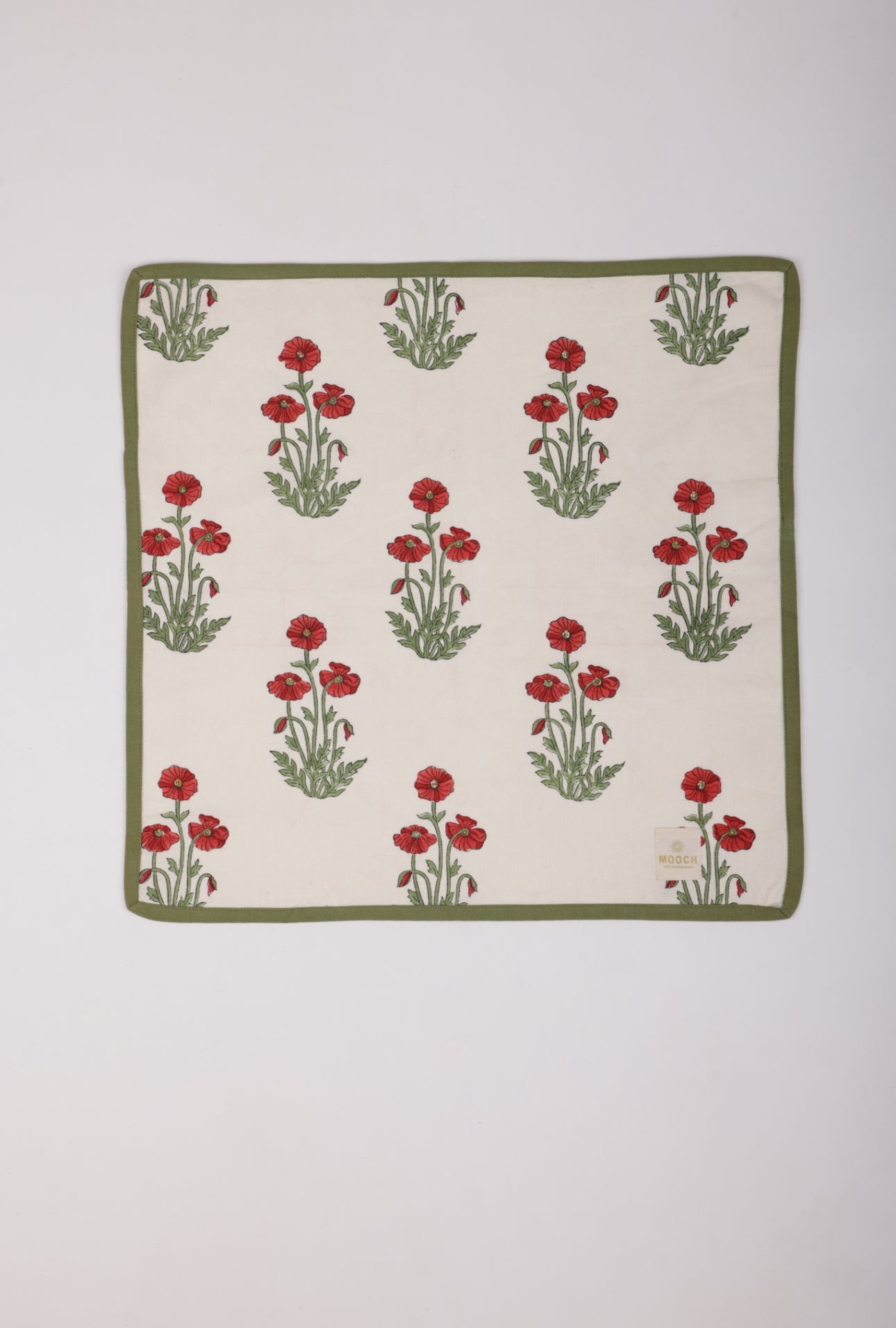 Printed Napkins (Pack of 4 ) - Condicote Poppy
