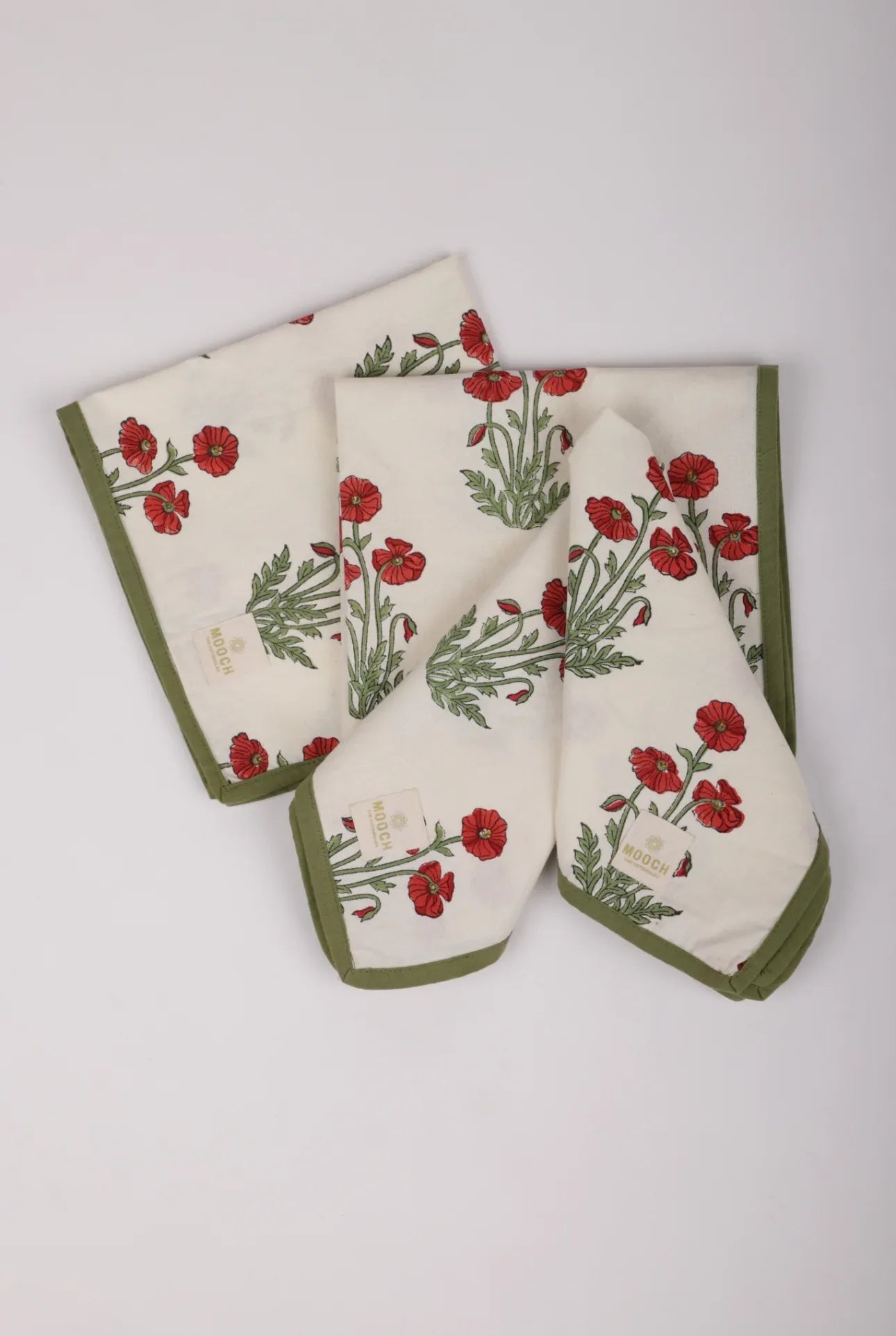 Printed Napkins (Pack of 4) - Condicote Poppy