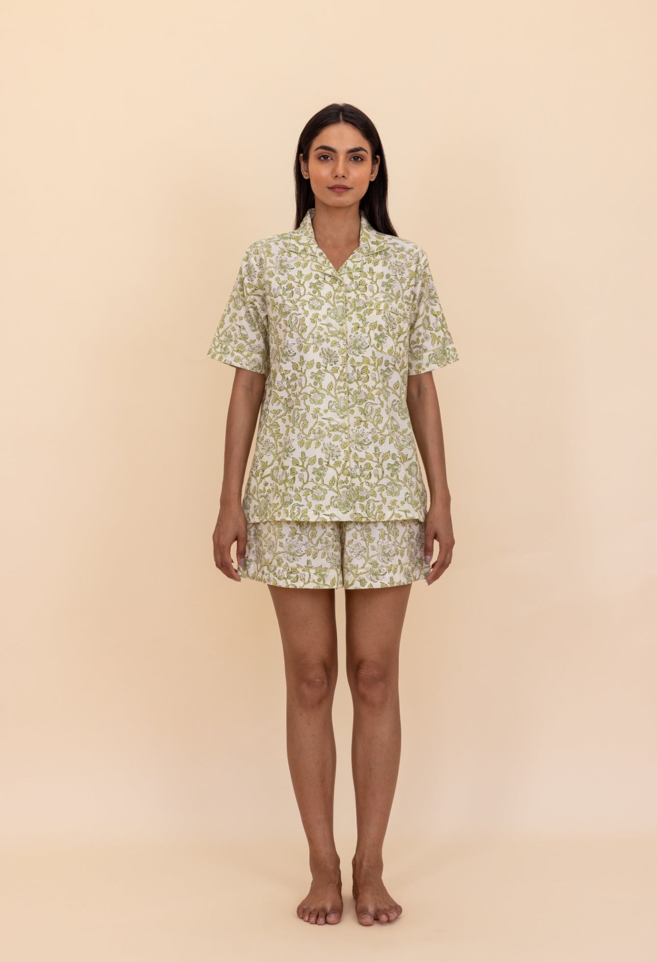 Short Cotton Pyjamas - Westington Sage