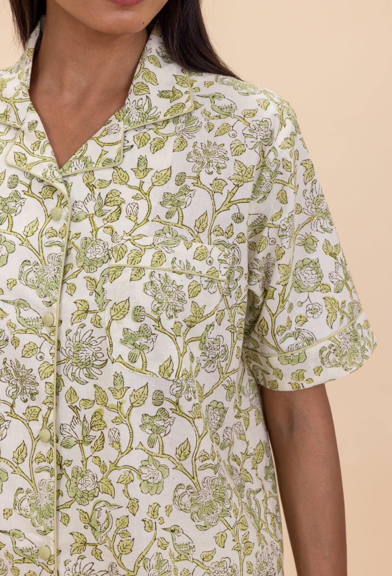 Short Cotton Pyjamas - Westington Sage