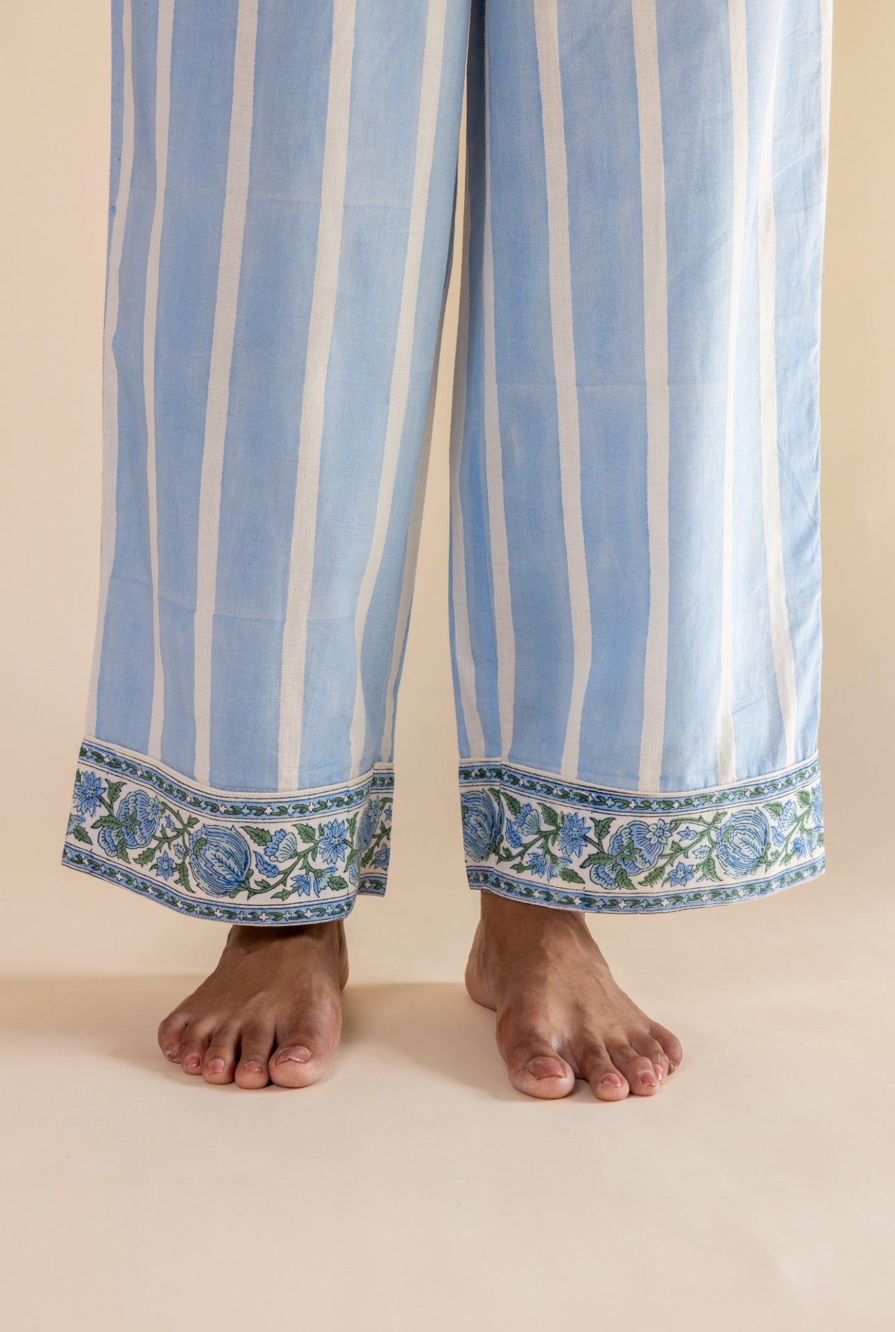 Cotton Pyjamas - Ocean Stripe