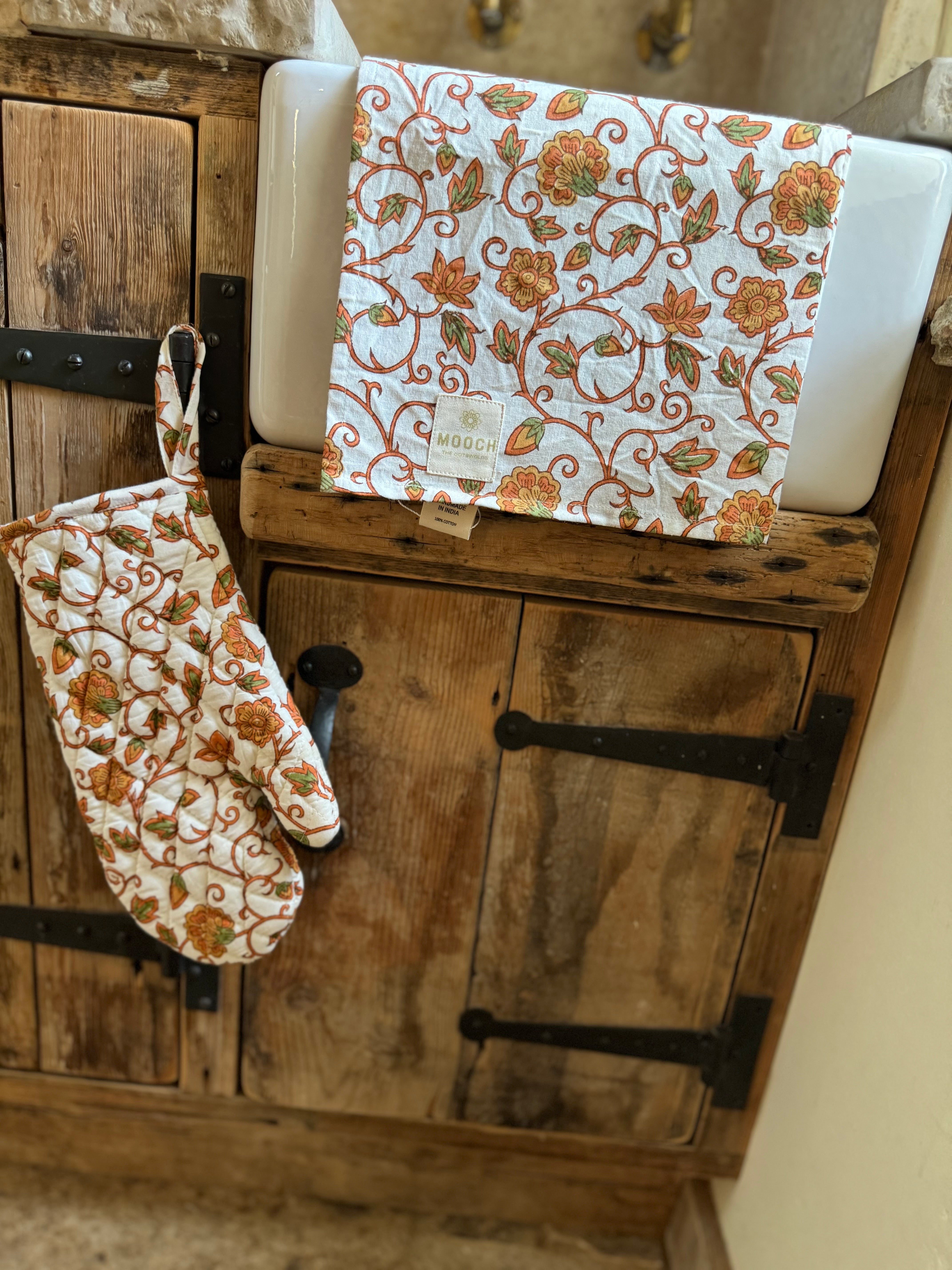 Printed Tea Towel - Coneygree Autumn