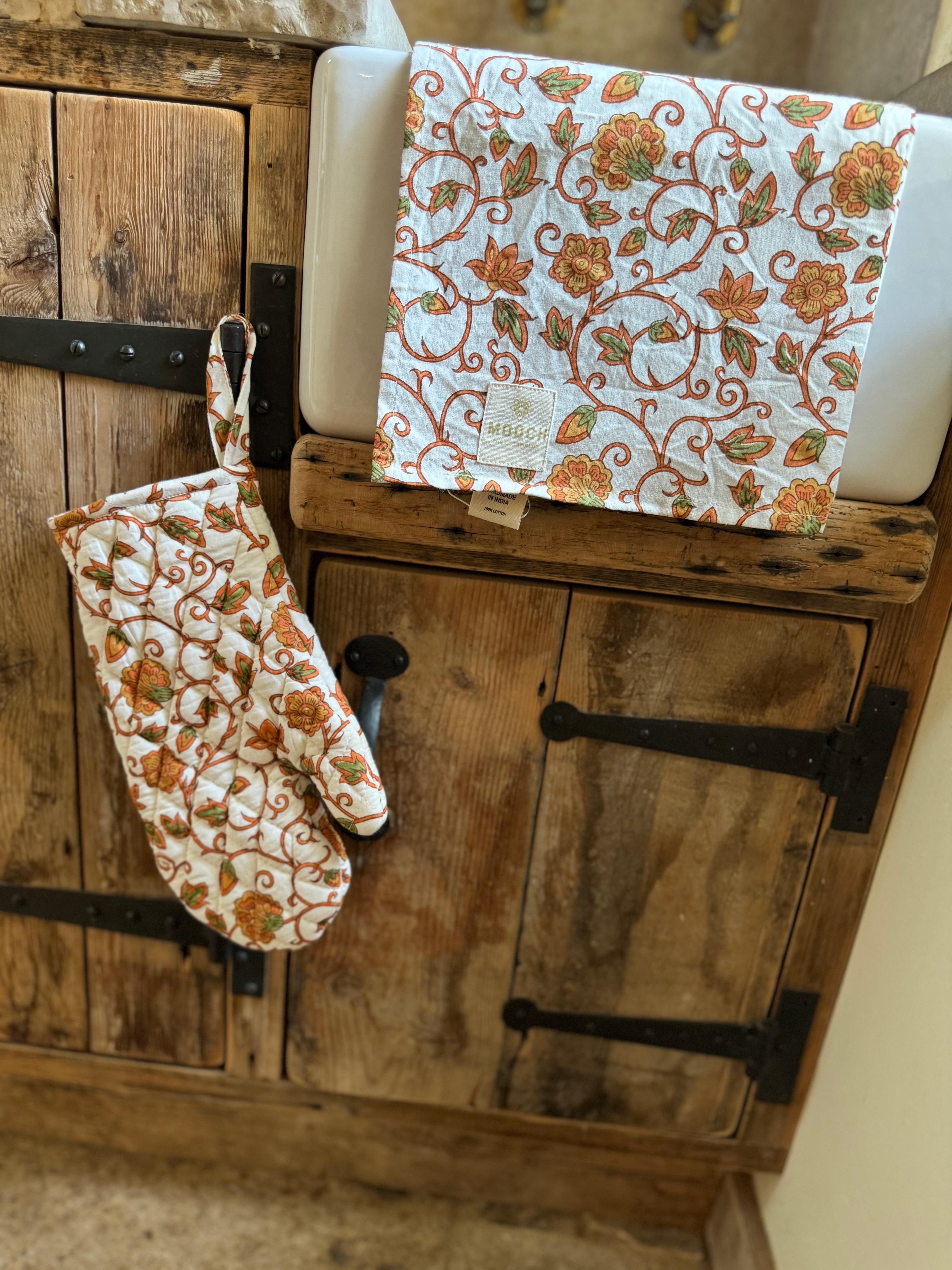 Printed Tea Towel - Coneygree Autumn