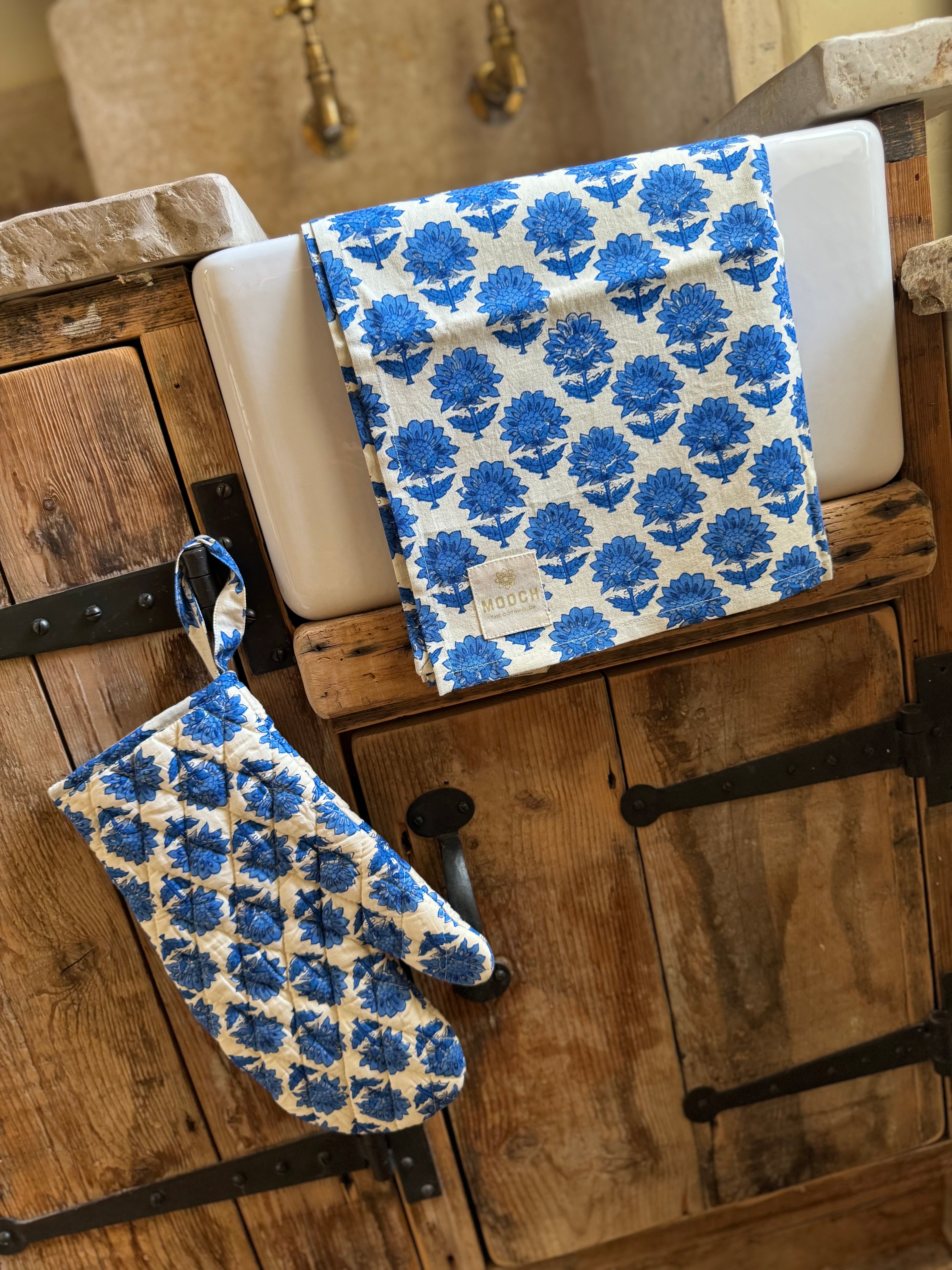 Printed Tea Towel - Willersey Denim