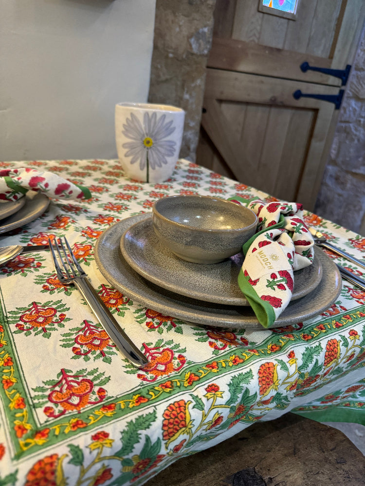 Printed Tablecloth - Beacon Amber