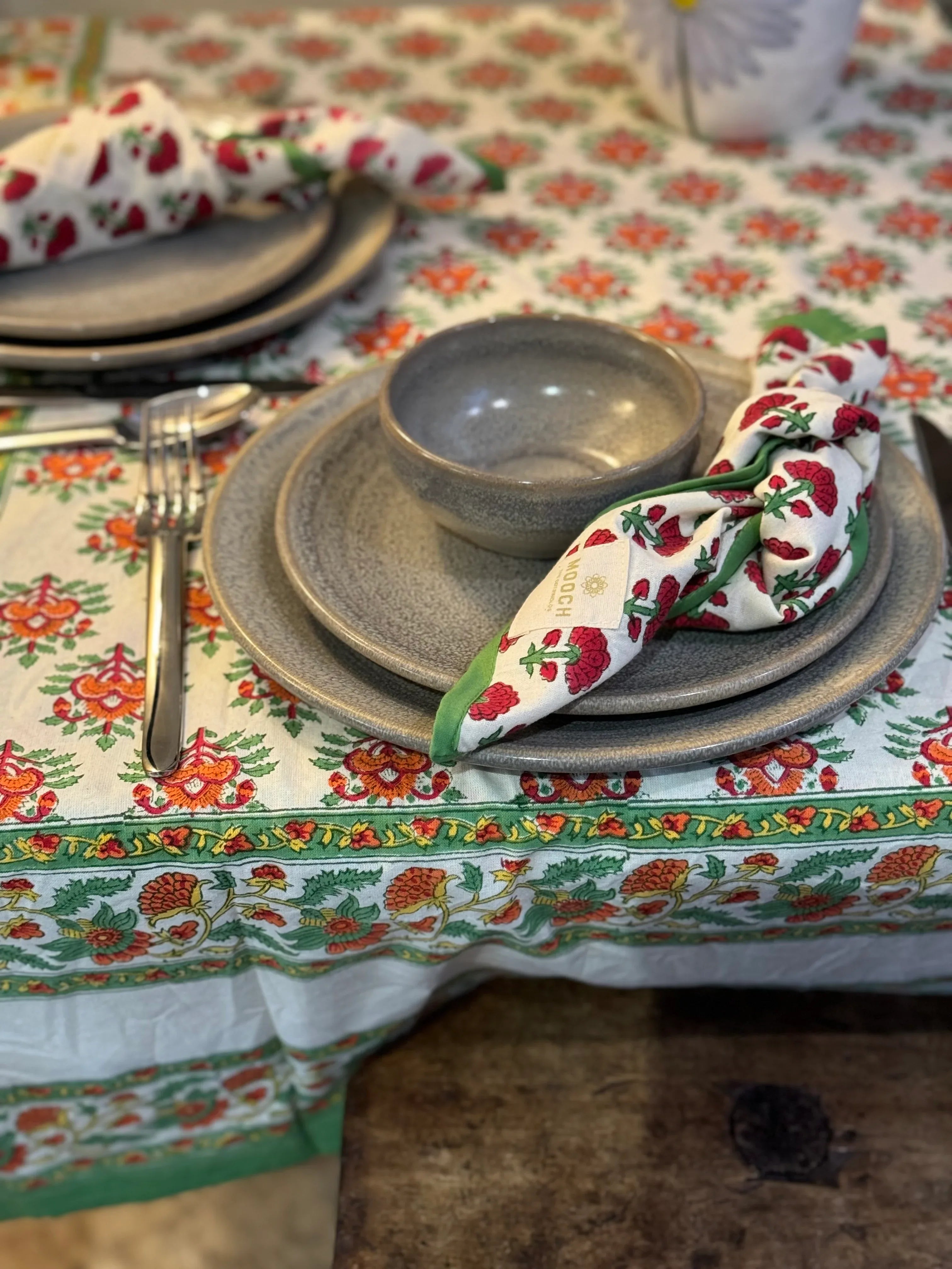 Printed Tablecloth - Beacon Amber