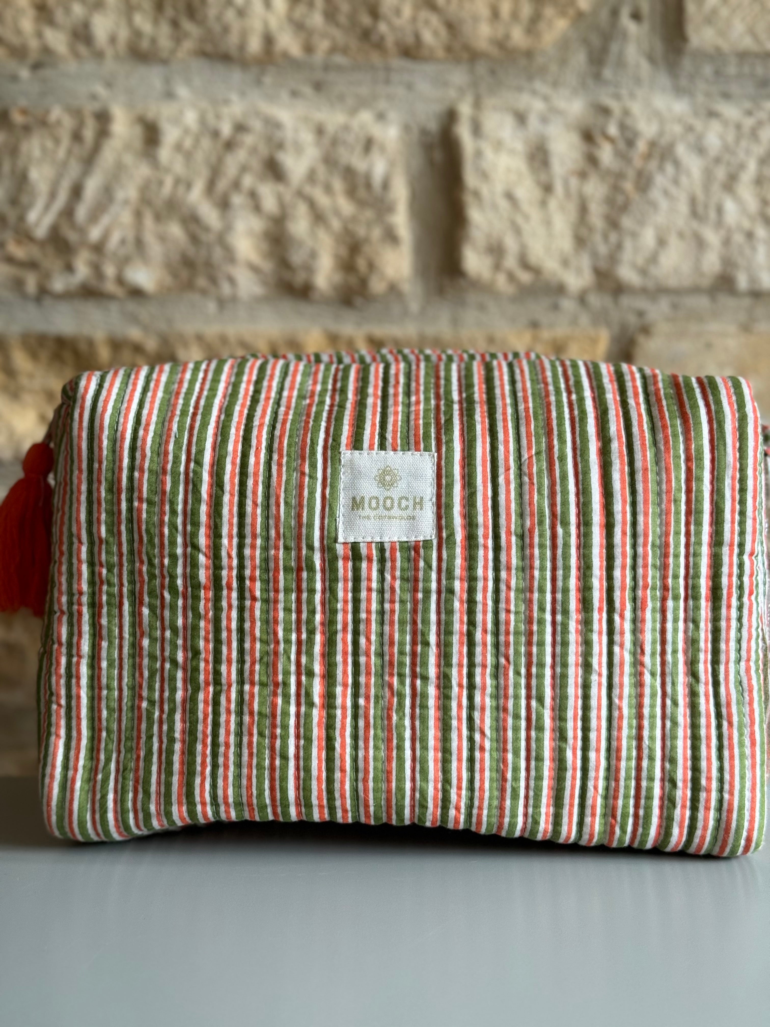 Quilted Wash Bag - Wilson Amber