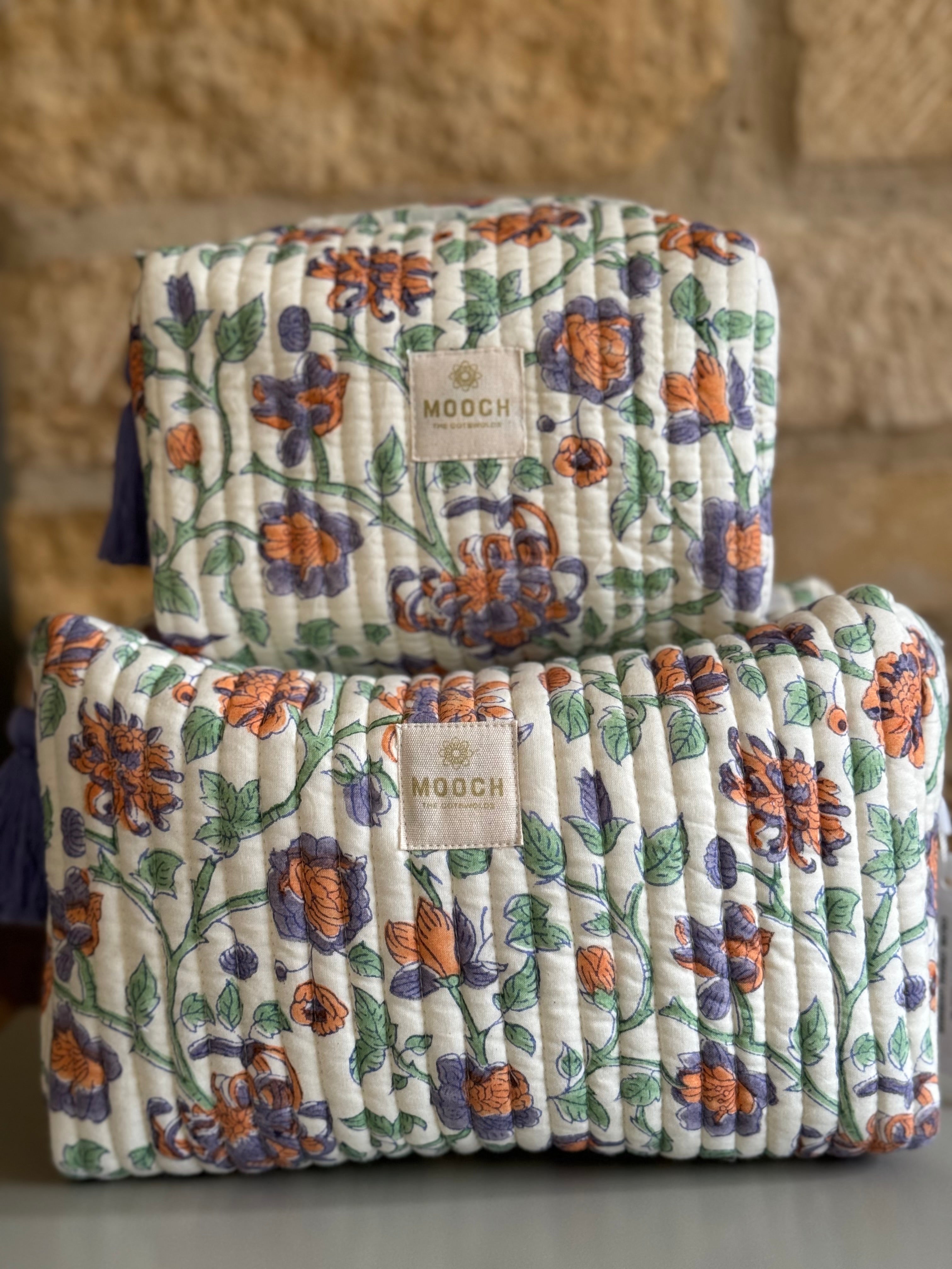 Quilted Cosmetic Bag - Westington Pistachio
