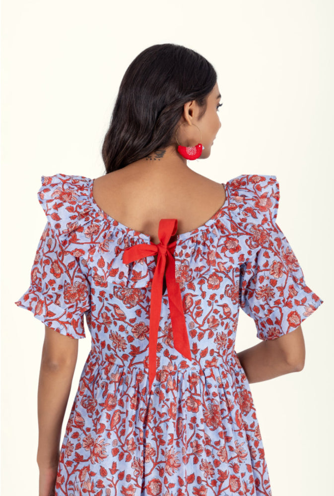 Organic Cotton Dress - Sienna Ruby