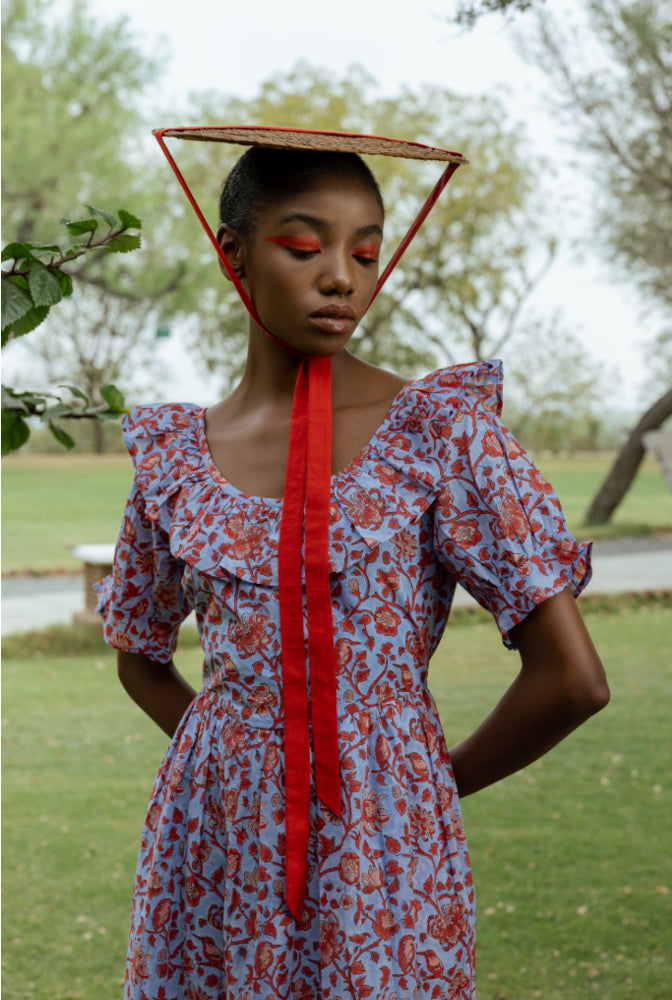 Organic Cotton Dress - Sienna Ruby