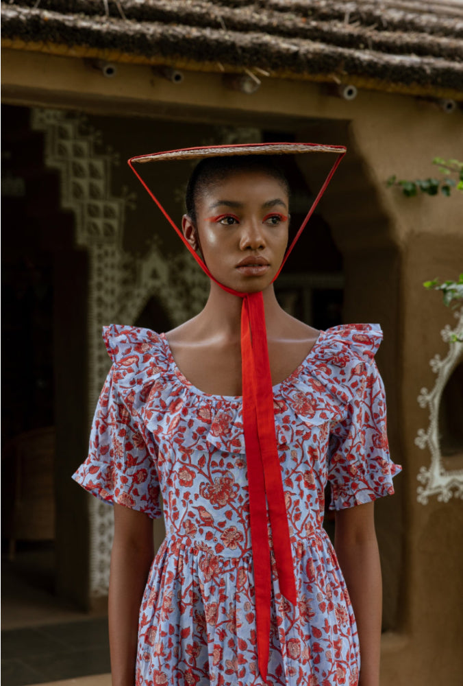 Organic Cotton Dress - Sienna Ruby