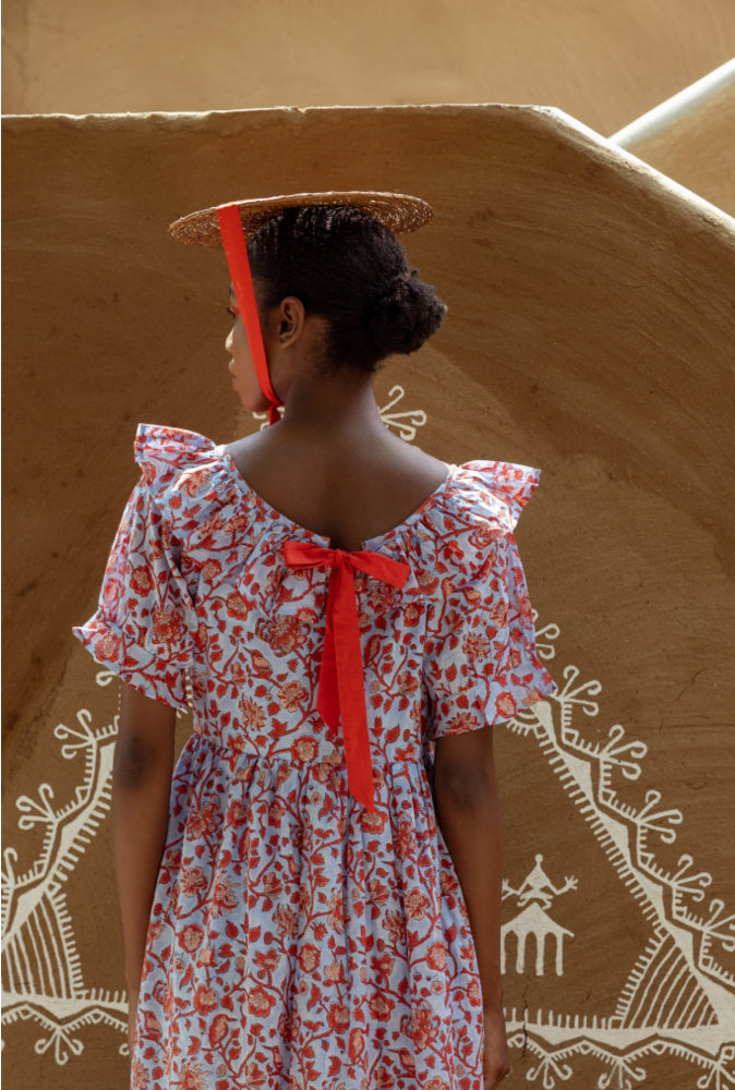 Organic Cotton Dress - Sienna Ruby