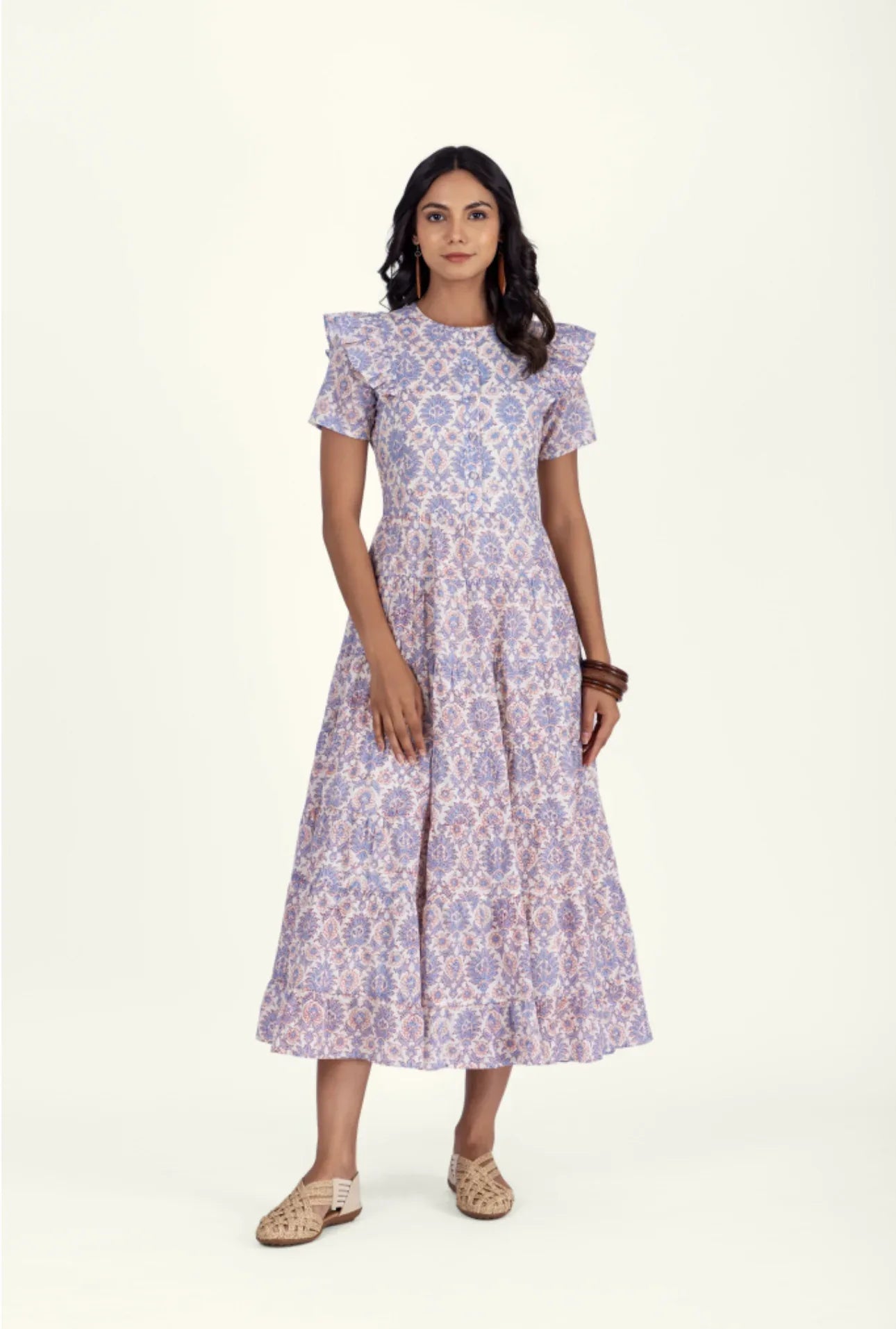 Organic Cotton Dress - Evie Lavender