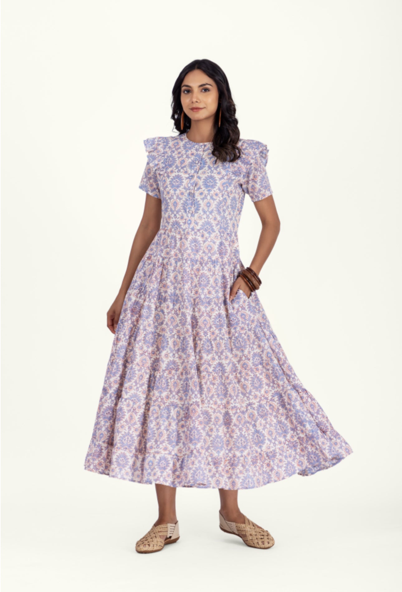 Organic Cotton Dress - Evie Lavender