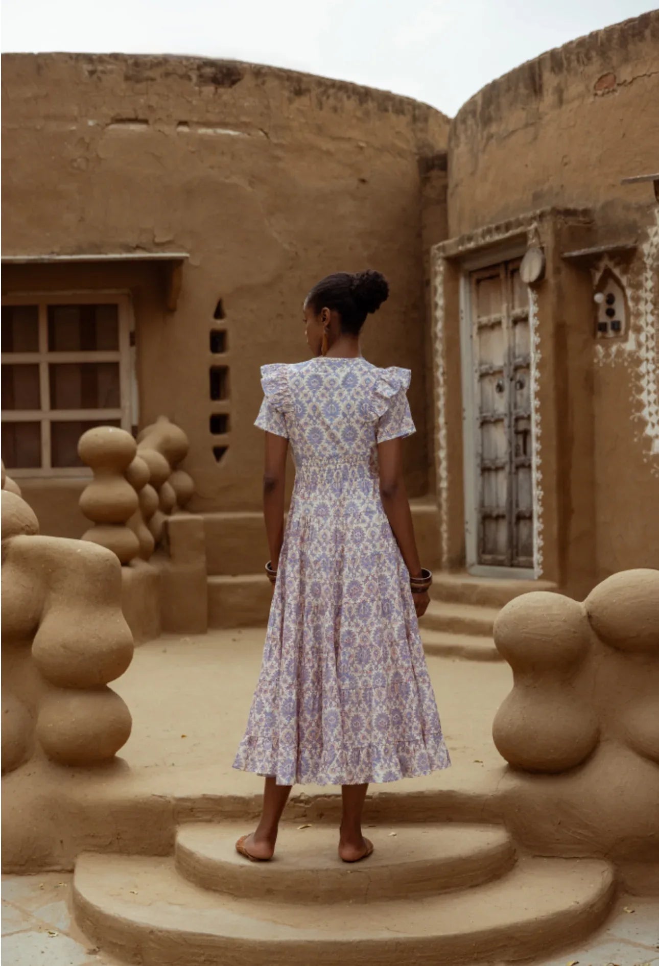 Organic Cotton Dress - Evie Lavender