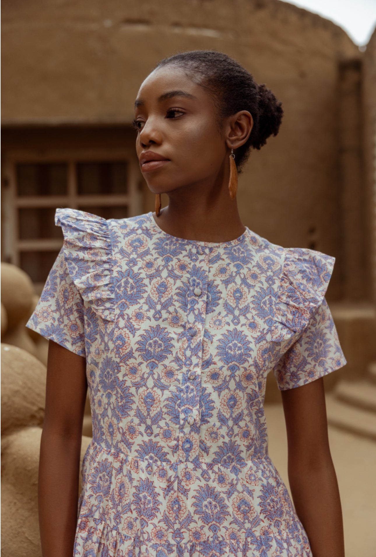 Organic Cotton Dress - Evie Lavender