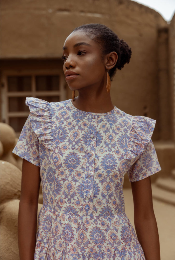 Organic Cotton Dress - Evie Lavender