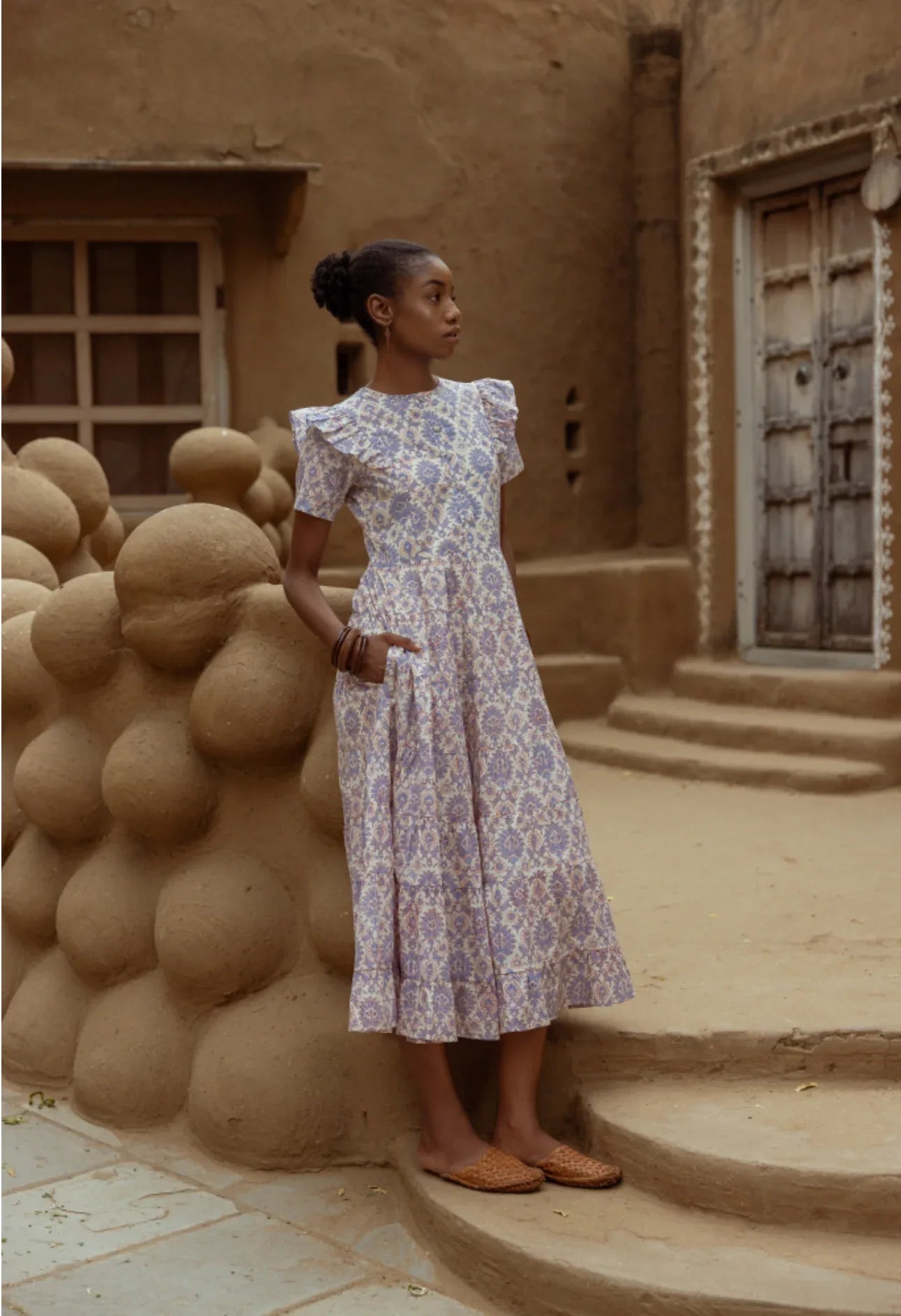 Organic Cotton Dress - Evie Lavender