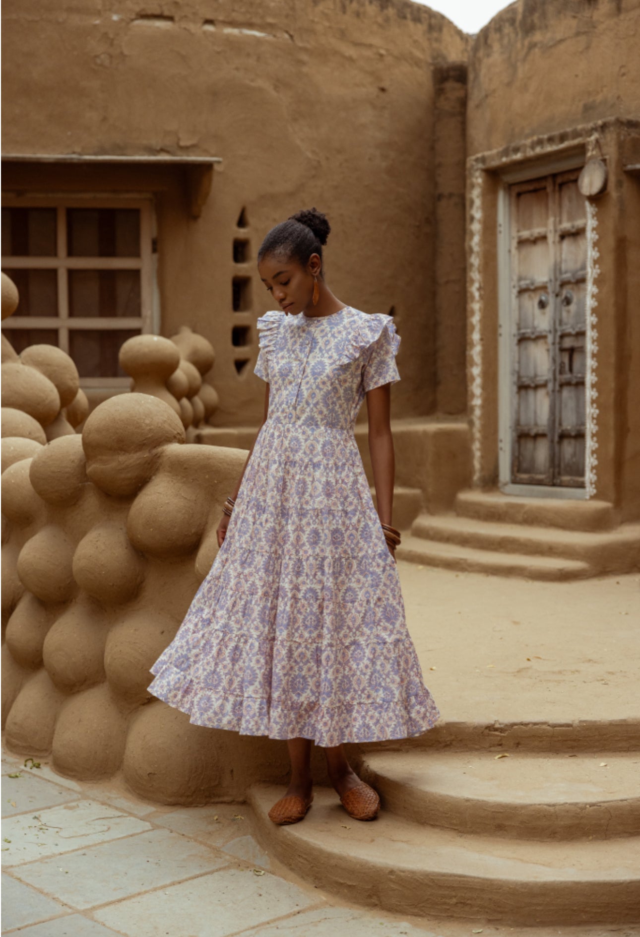 Organic Cotton Dress - Evie Lavender