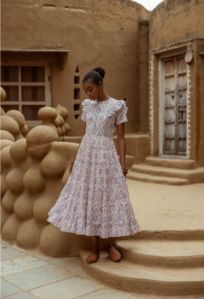 Organic Cotton Dress - Evie Lavender
