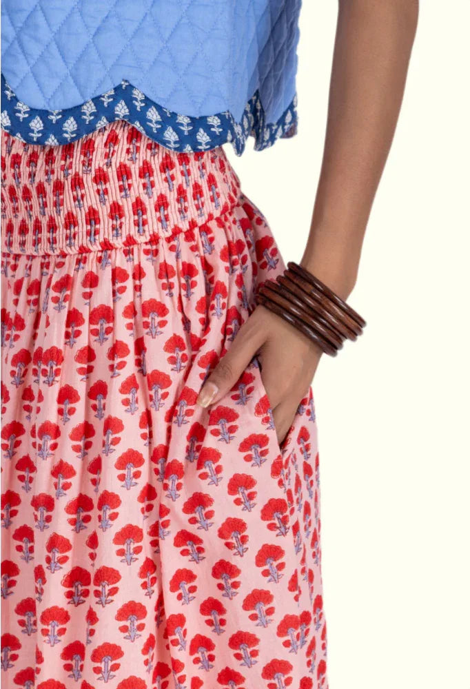 Organic Ophelia Rose Skirt
