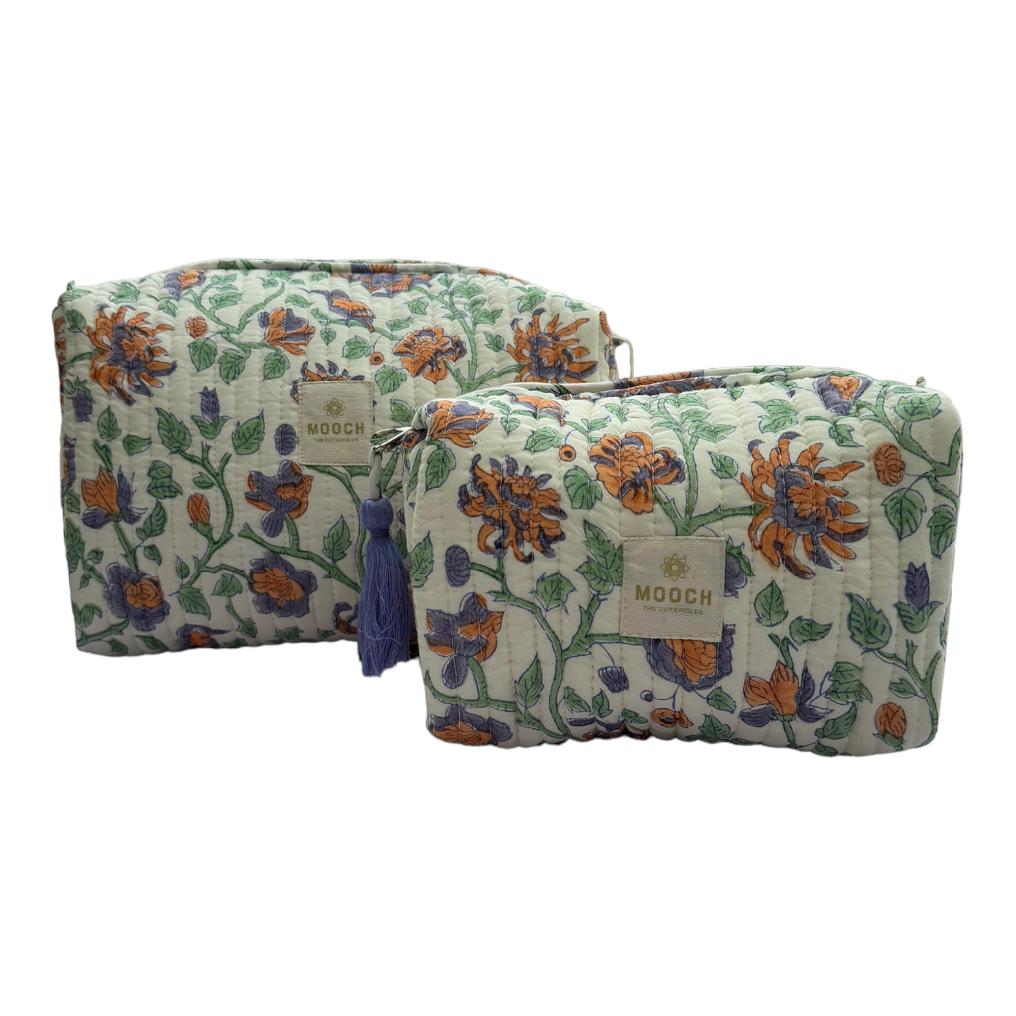 Quilted Cosmetic Bag - Westington Pistachio
