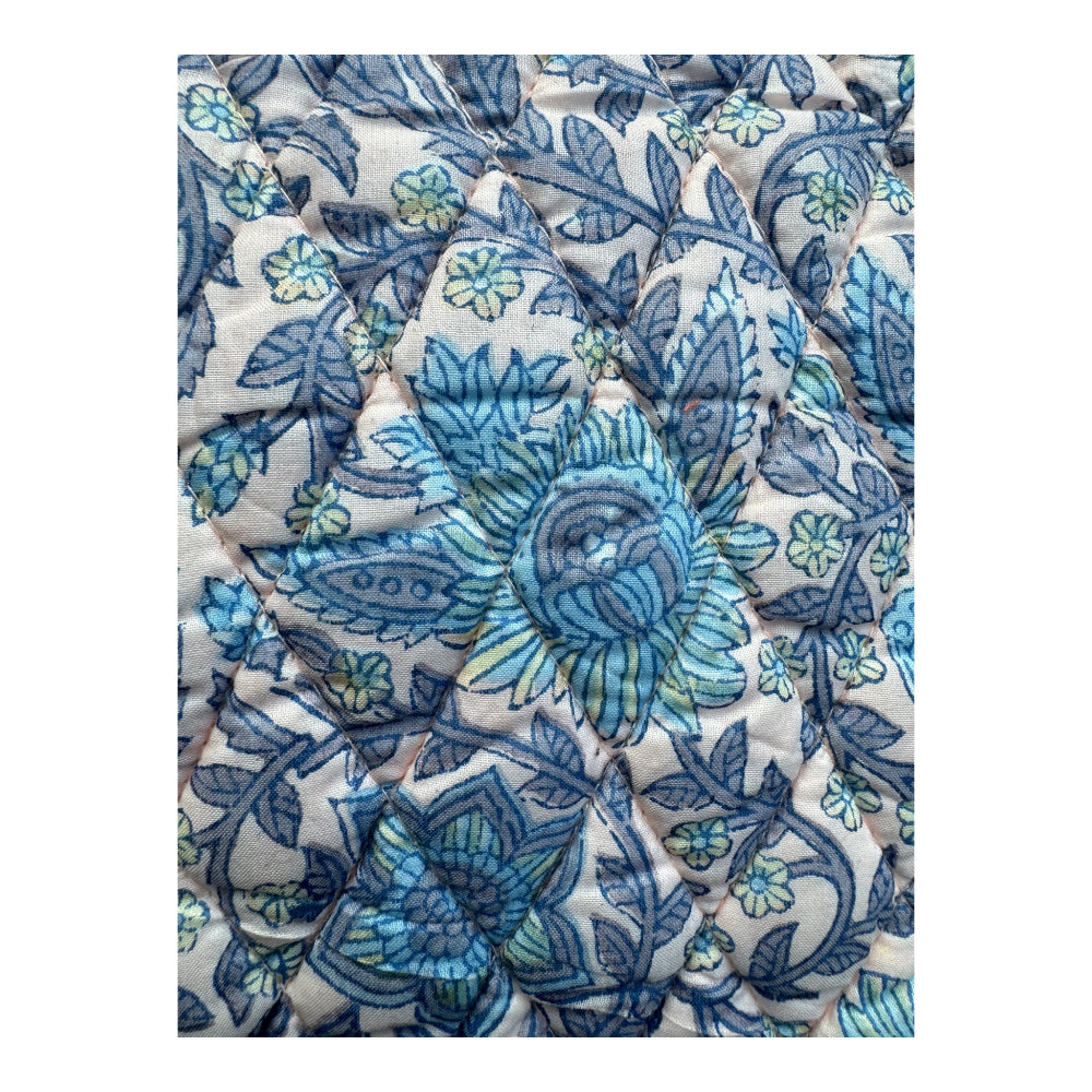 Quilted Hot Water Bottle Cover - Snowshill Lavender