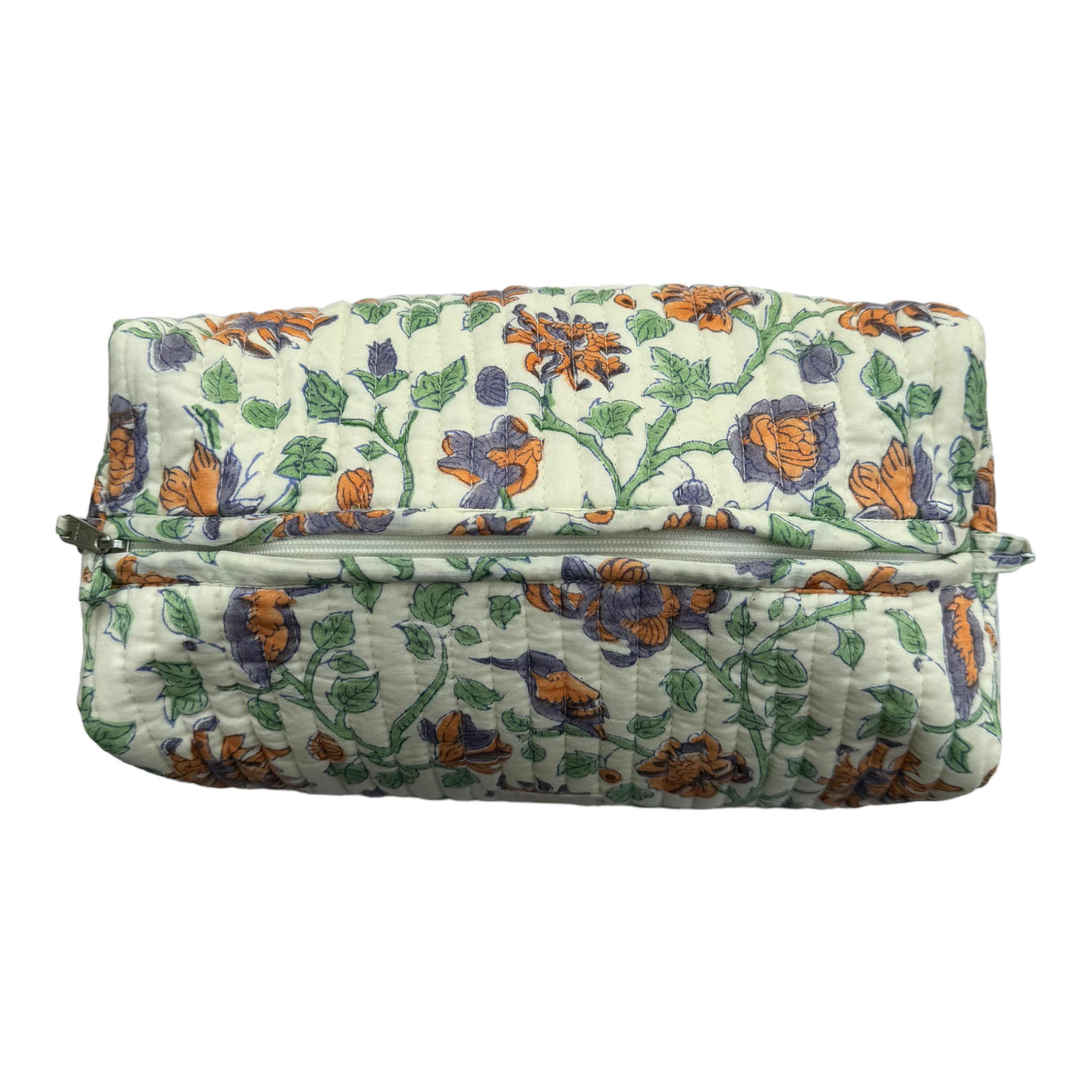 Quilted Cosmetic Bag - Westington Pistachio