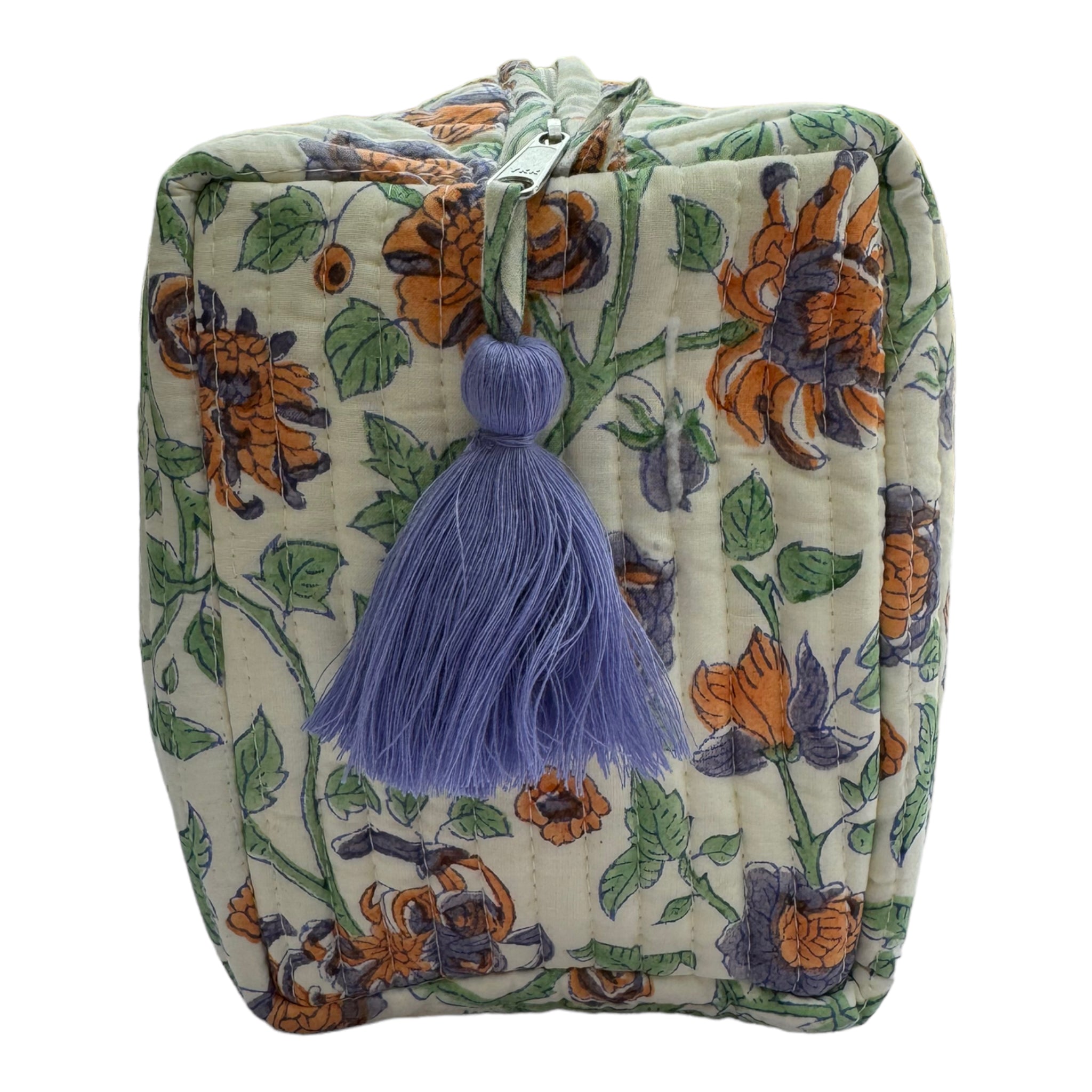 Quilted Cosmetic Bag - Westington Pistachio