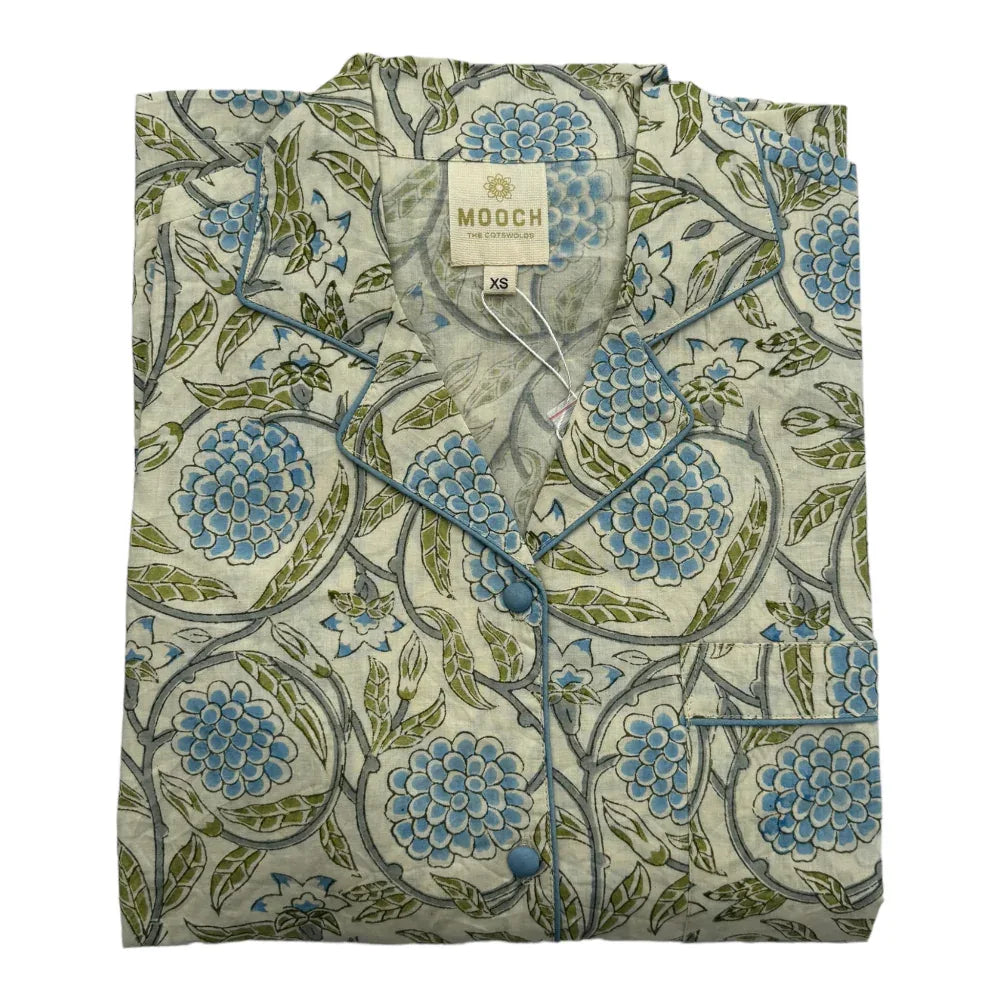 Cotton Pyjamas - Wolds Steel