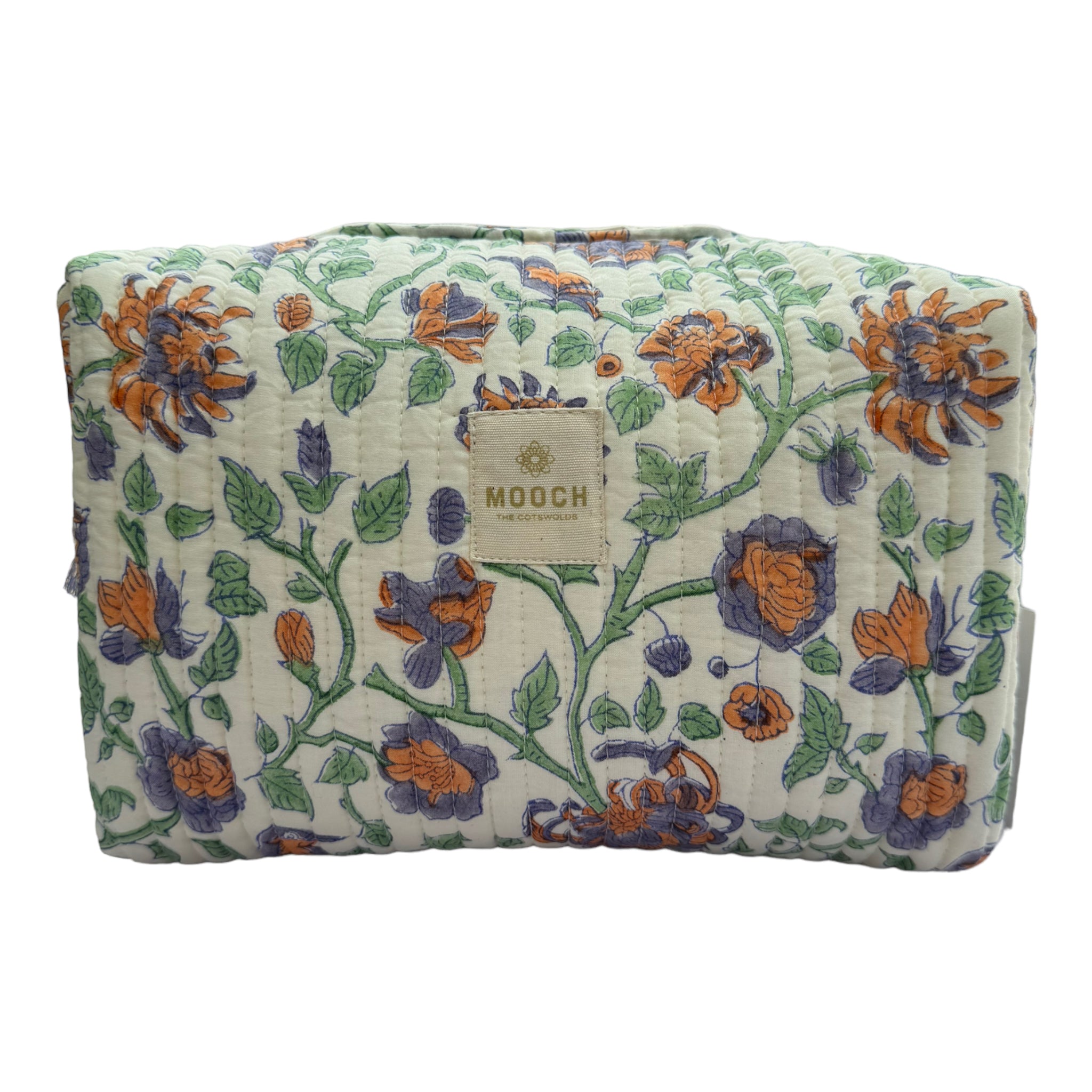 Quilted Cosmetic Bag - Westington Pistachio
