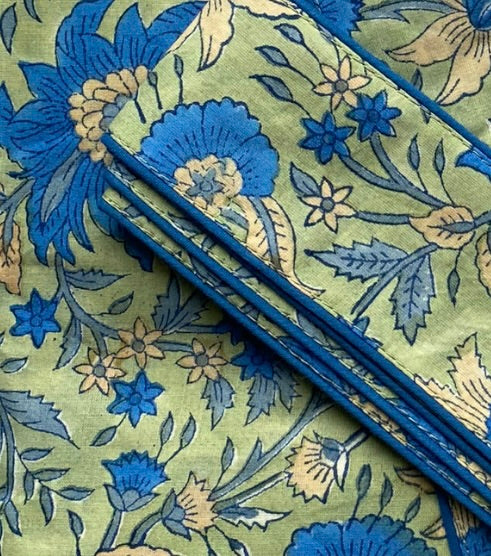 Cotton Dressing Gown / Robe - Ebrington Sage