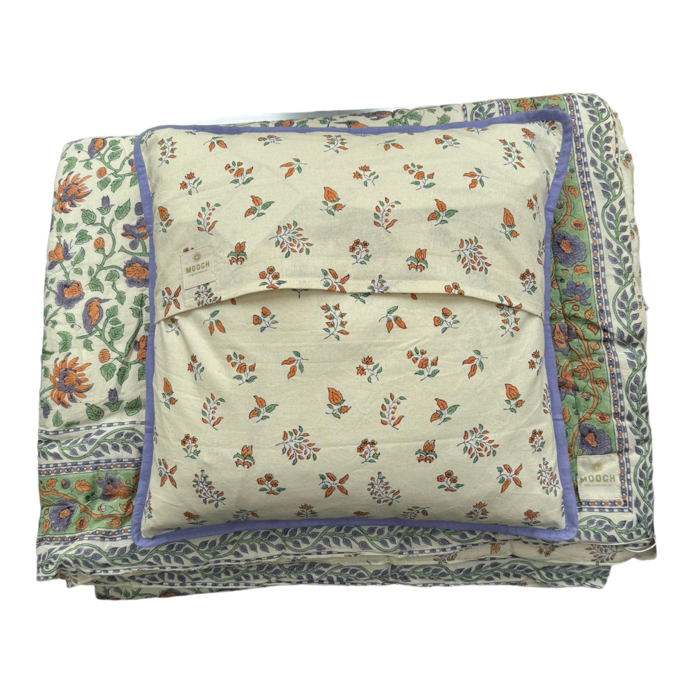 Luxury Quilted Bedspread / Eiderdown - Westington Pistachio