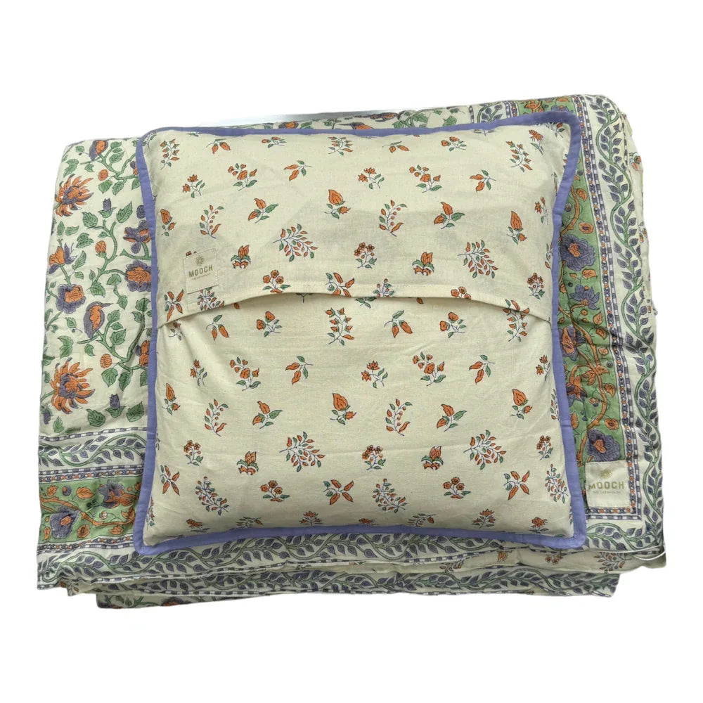 Luxury Quilted Bedspread / Eiderdown - Westington Pistachio