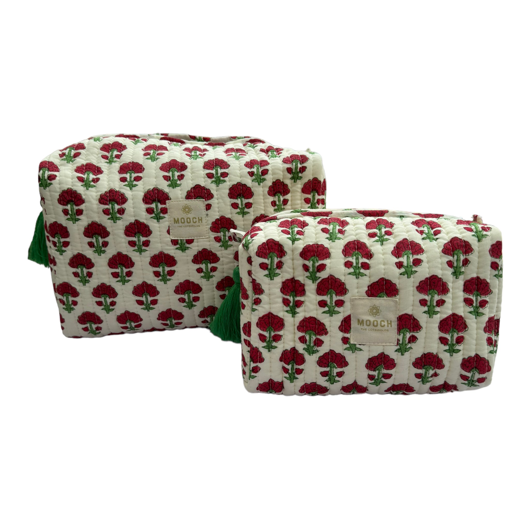 Quilted Cosmetic Bag - Beacon Amber