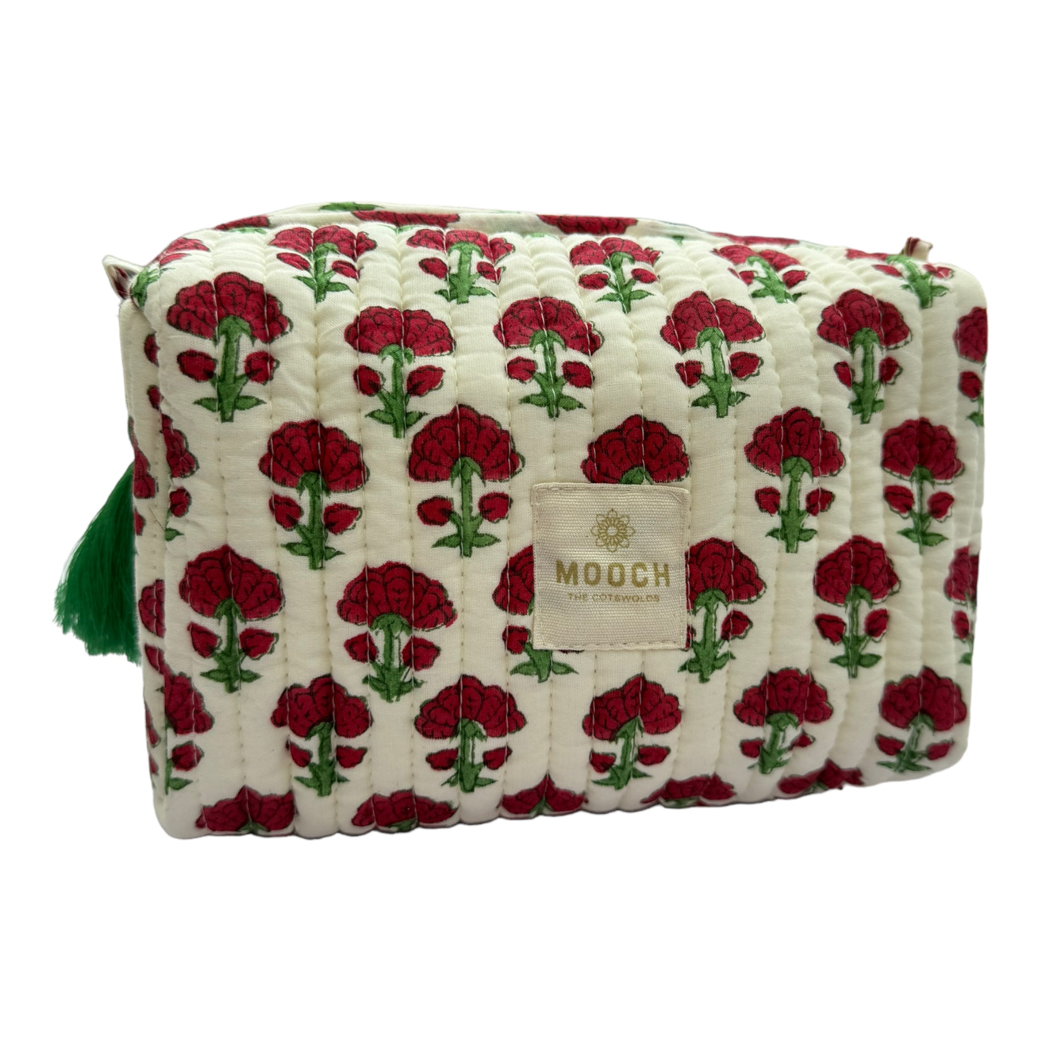 Quilted Cosmetic Bag - Beacon Amber