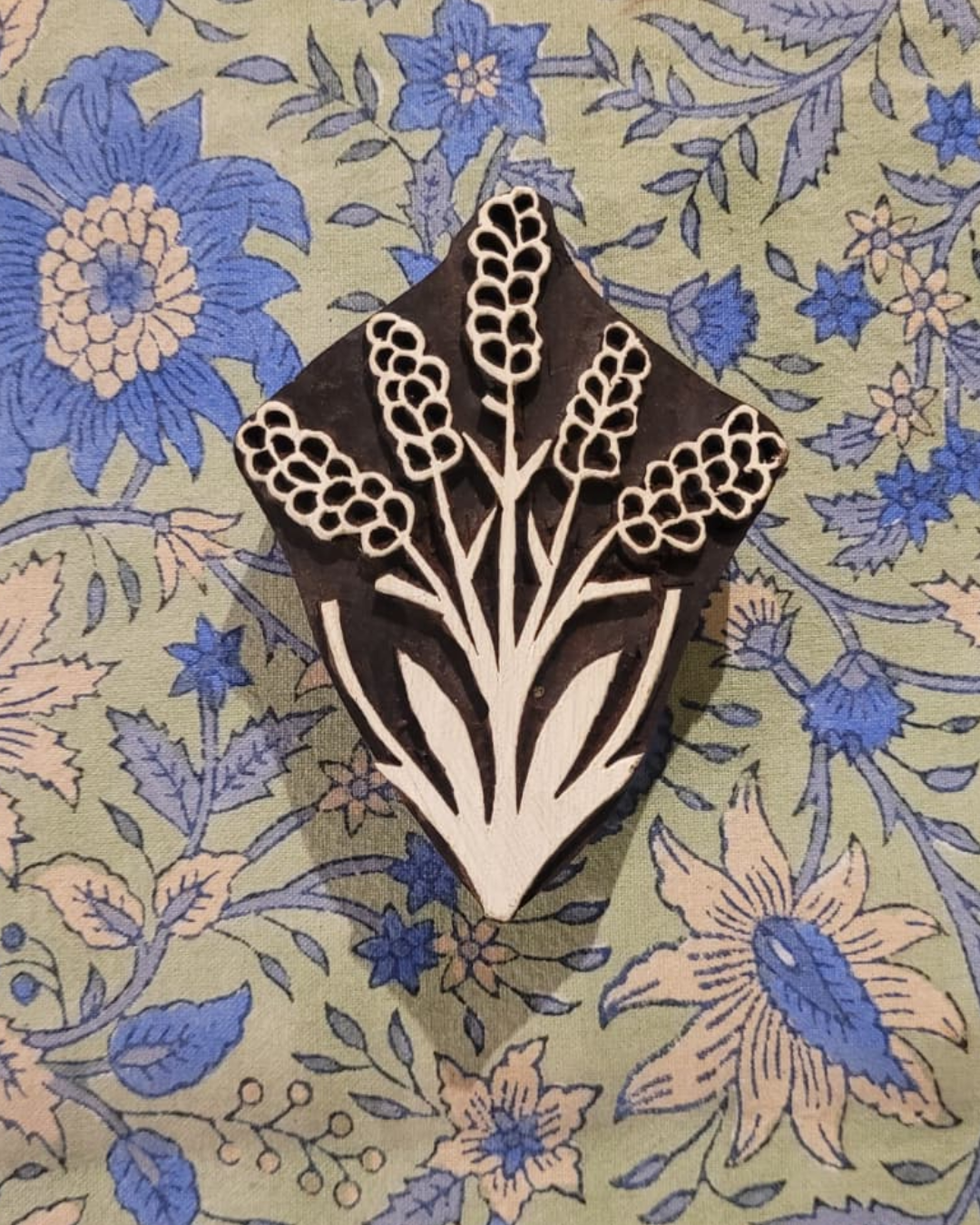 Hand Carved Wooden Block