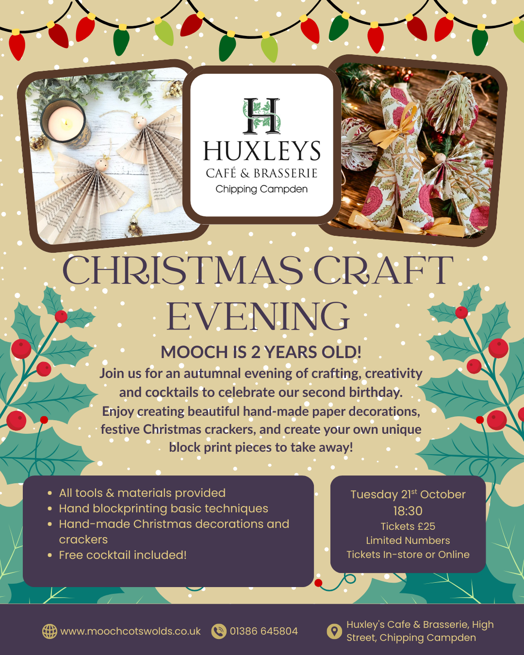 Craft Workshop Experience Evening
