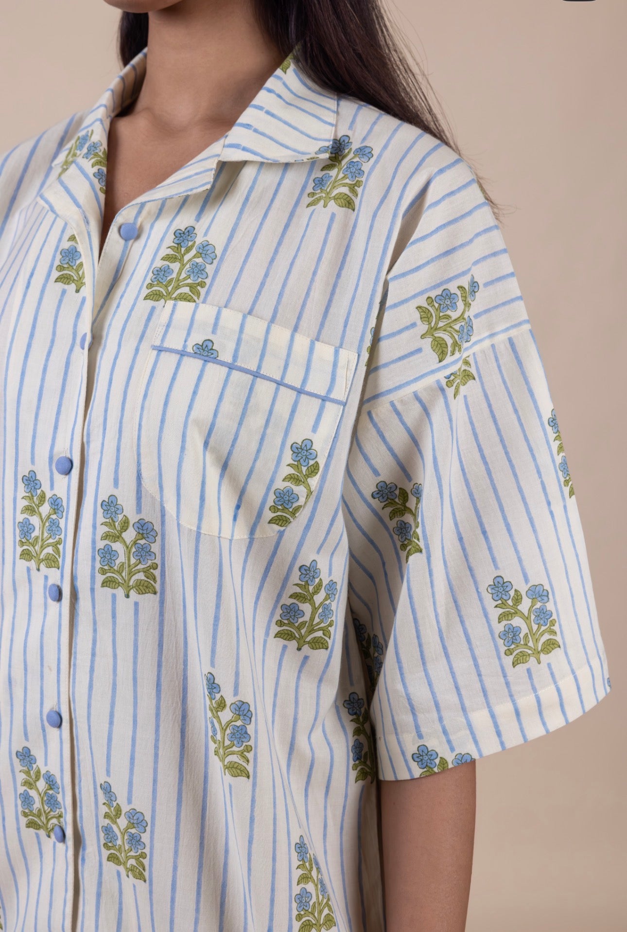 Cotton Nightshirt - Arlie Meadow